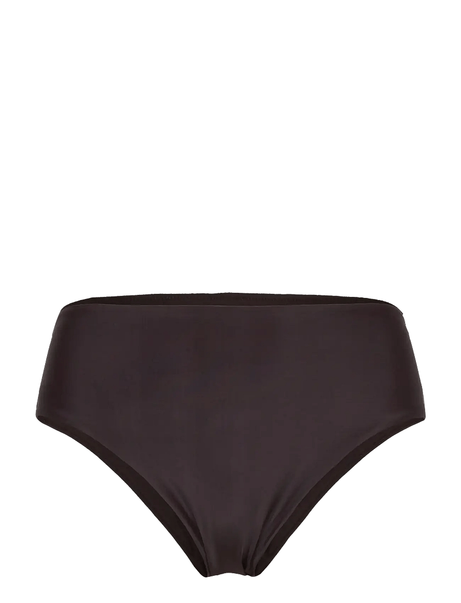 Rosemunde - RWShiitake Cheeky HW Bikini Brief - bikiinipüksid - black brown - 0
