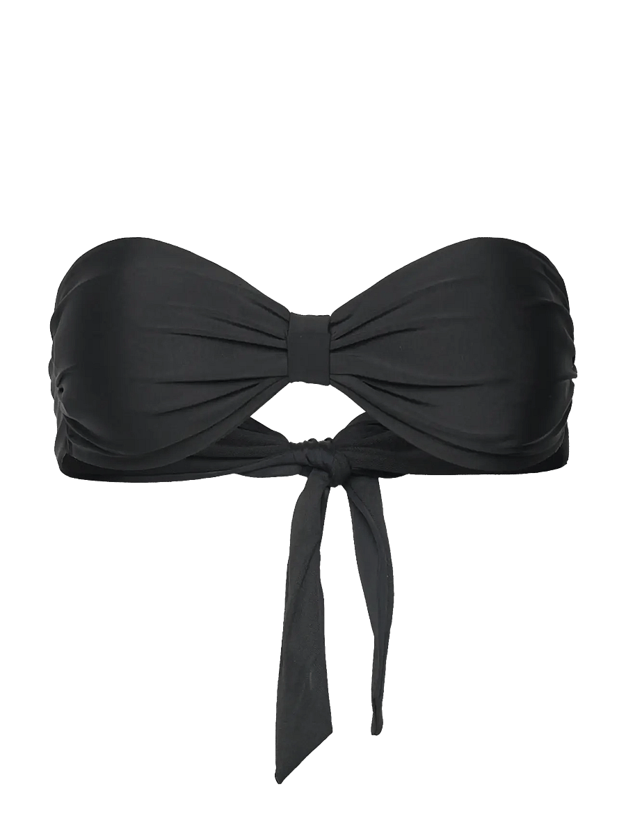 Rosemunde - RWShiitake Bandeau Bikini Top - bandeau-bikini-oberteile - black - 0
