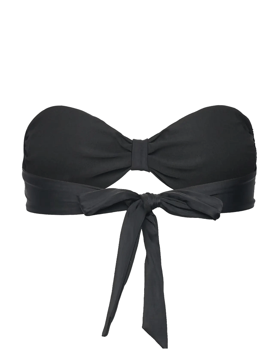 Rosemunde - RWShiitake Bandeau Bikini Top - bandeau-bikini-oberteile - black - 1