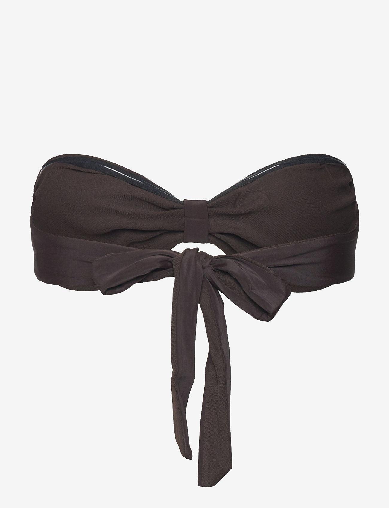 Rosemunde - RWShiitake Bandeau Bikini Top - black brown - 1