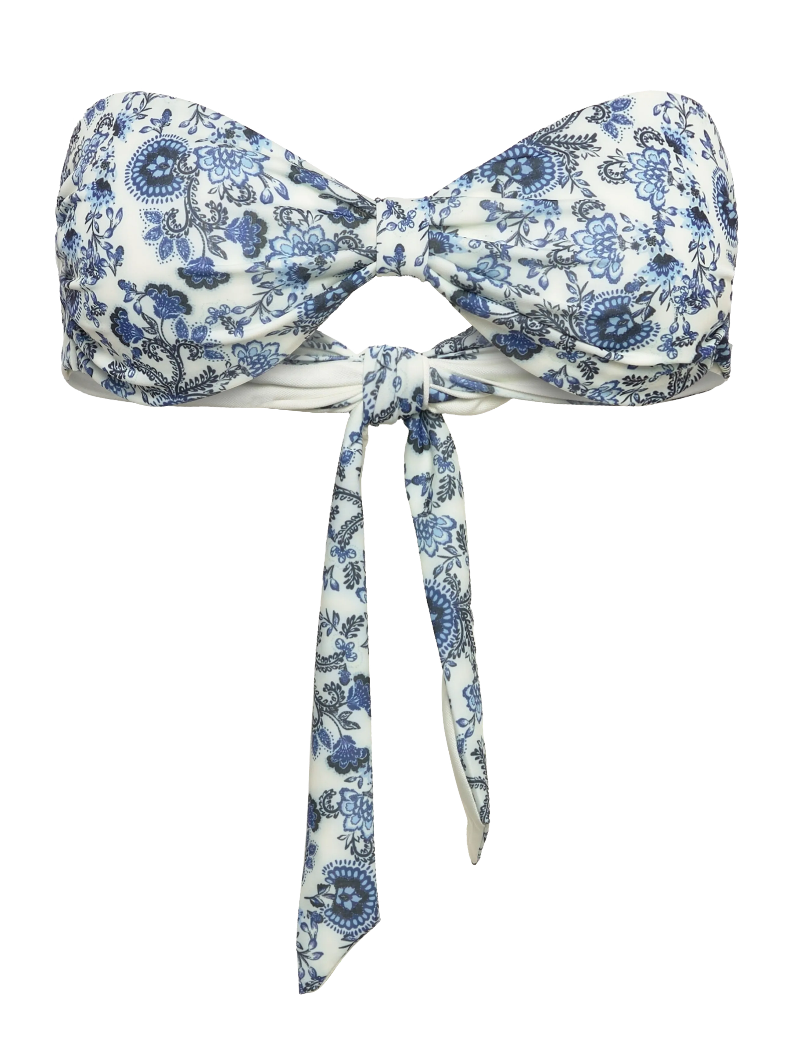 Rosemunde RWShiitake Bandeau Bikini Top - Bikinis - BLUE BOHO AO PRINT / blue