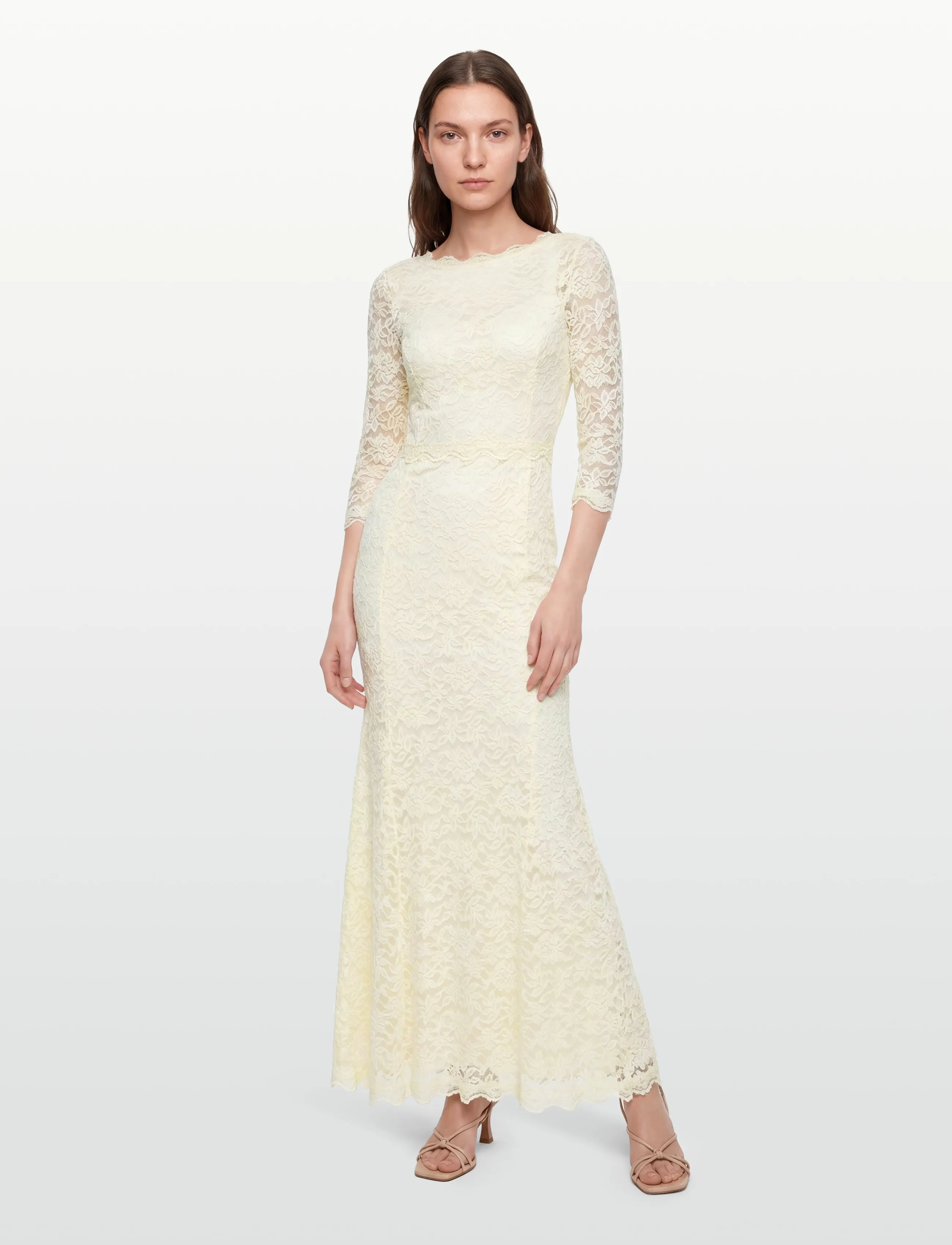Rosemunde RWDelicia 3/4 Long Bridal Dress - Maxikleider - IVORY / cream