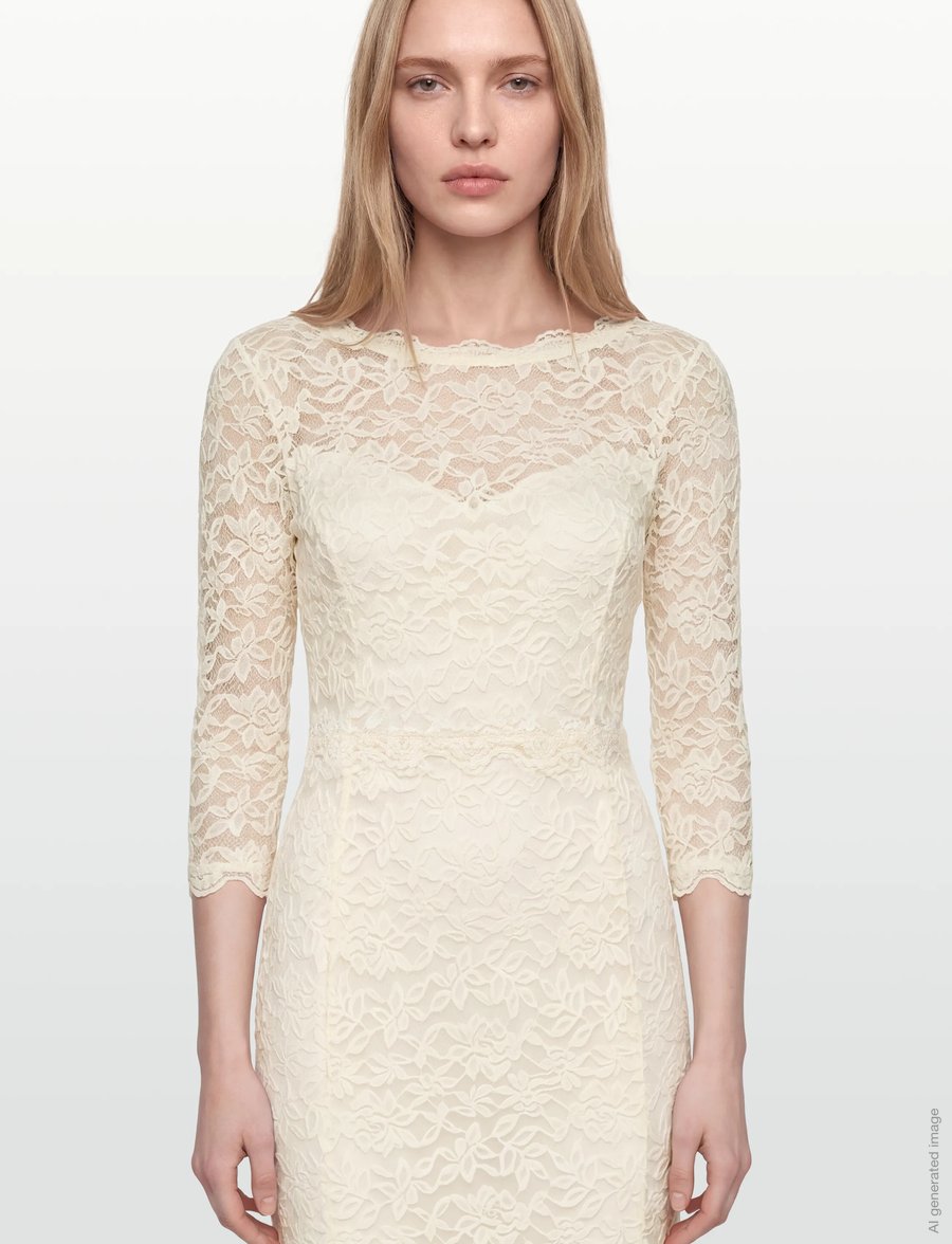 Rosemunde - RWDelicia 3/4 Long Bridal Dress - brautkleider - ivory - 3