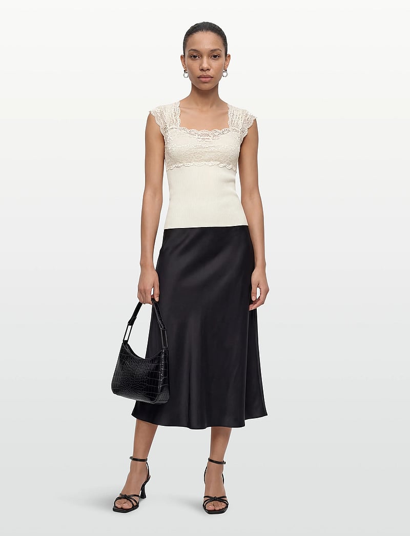 Rosemunde - RWBalta SS Lace Top - Ärmellose tops - ivory - 0