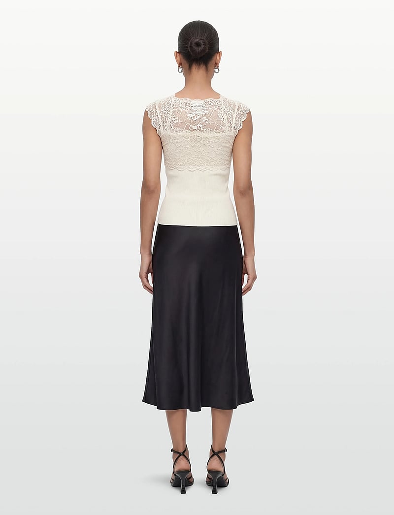 Rosemunde - RWBalta SS Lace Top - Ärmellose tops - ivory - 4