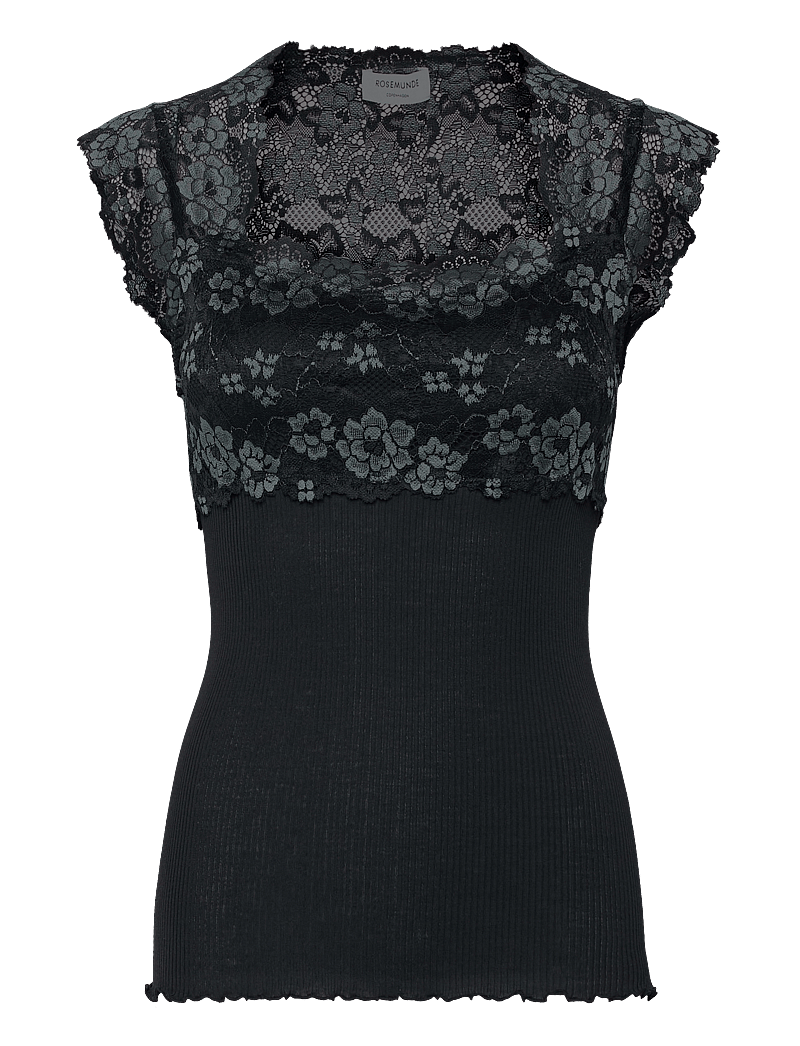 Rosemunde - RWBalta SS Lace Top - Ärmellose tops - navy w/paris blue - 1