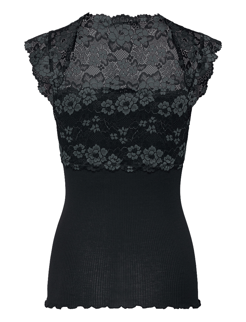 Rosemunde - RWBalta SS Lace Top - Ärmellose tops - navy w/paris blue - 1