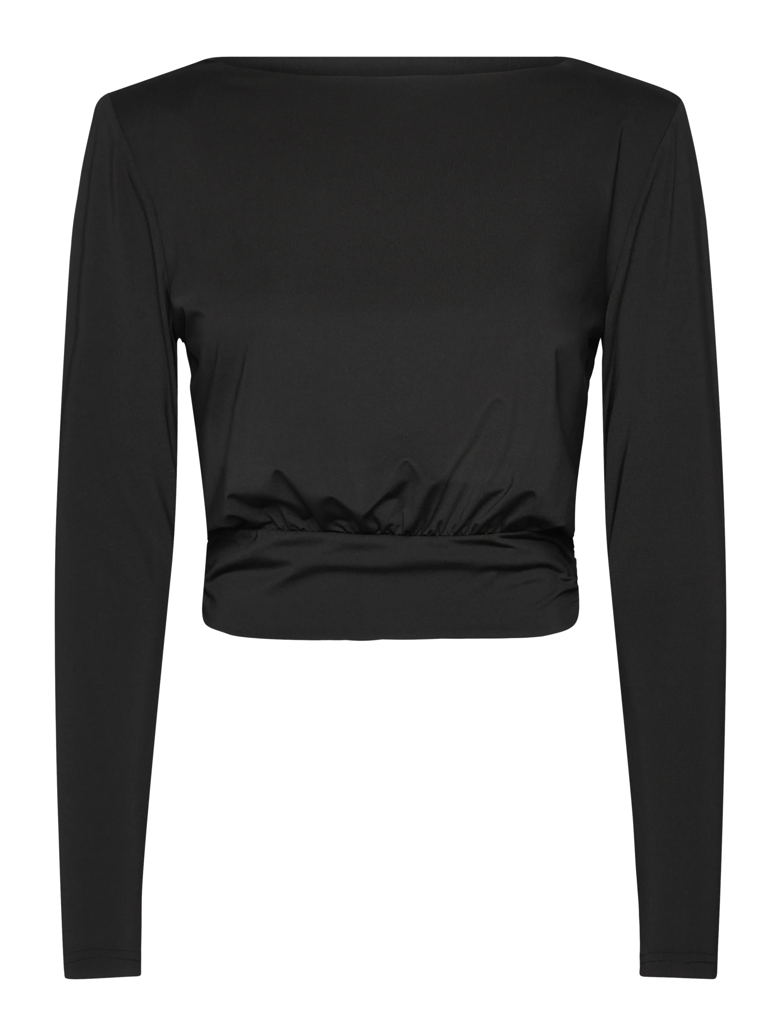 Rosemunde RWBillie LS O-neck T-shirt - Tøj - BLACK / black