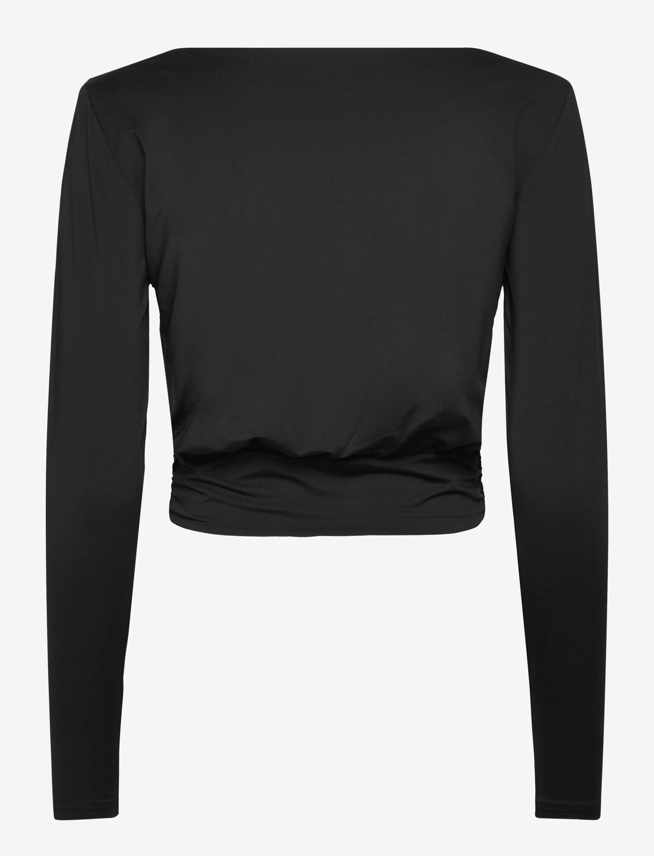Rosemunde - RWBillie LS O-neck T-shirt - long-sleeved tops - black - 1