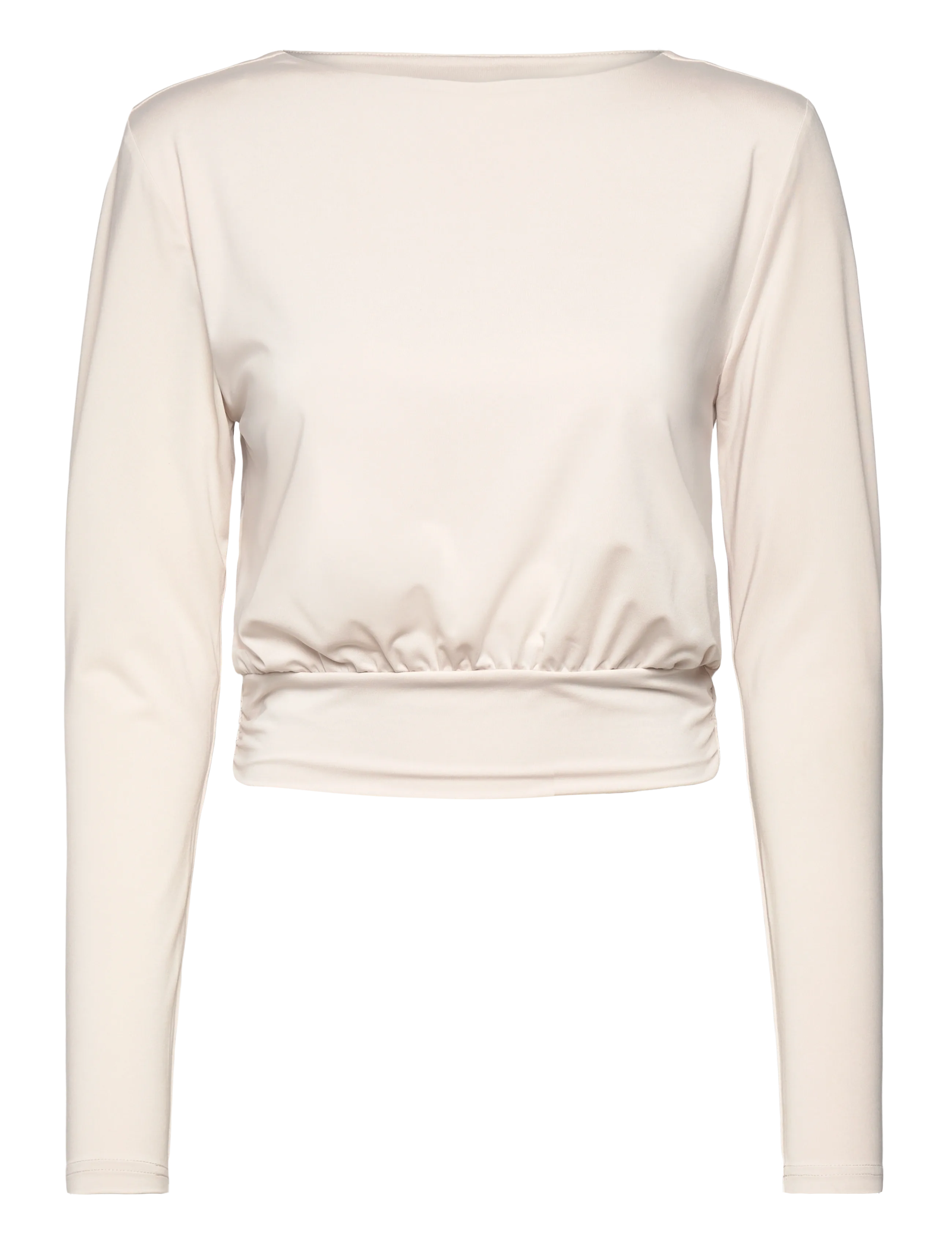 Rosemunde RWBillie LS O-neck T-shirt - Tøj - RAINY DAY / cream