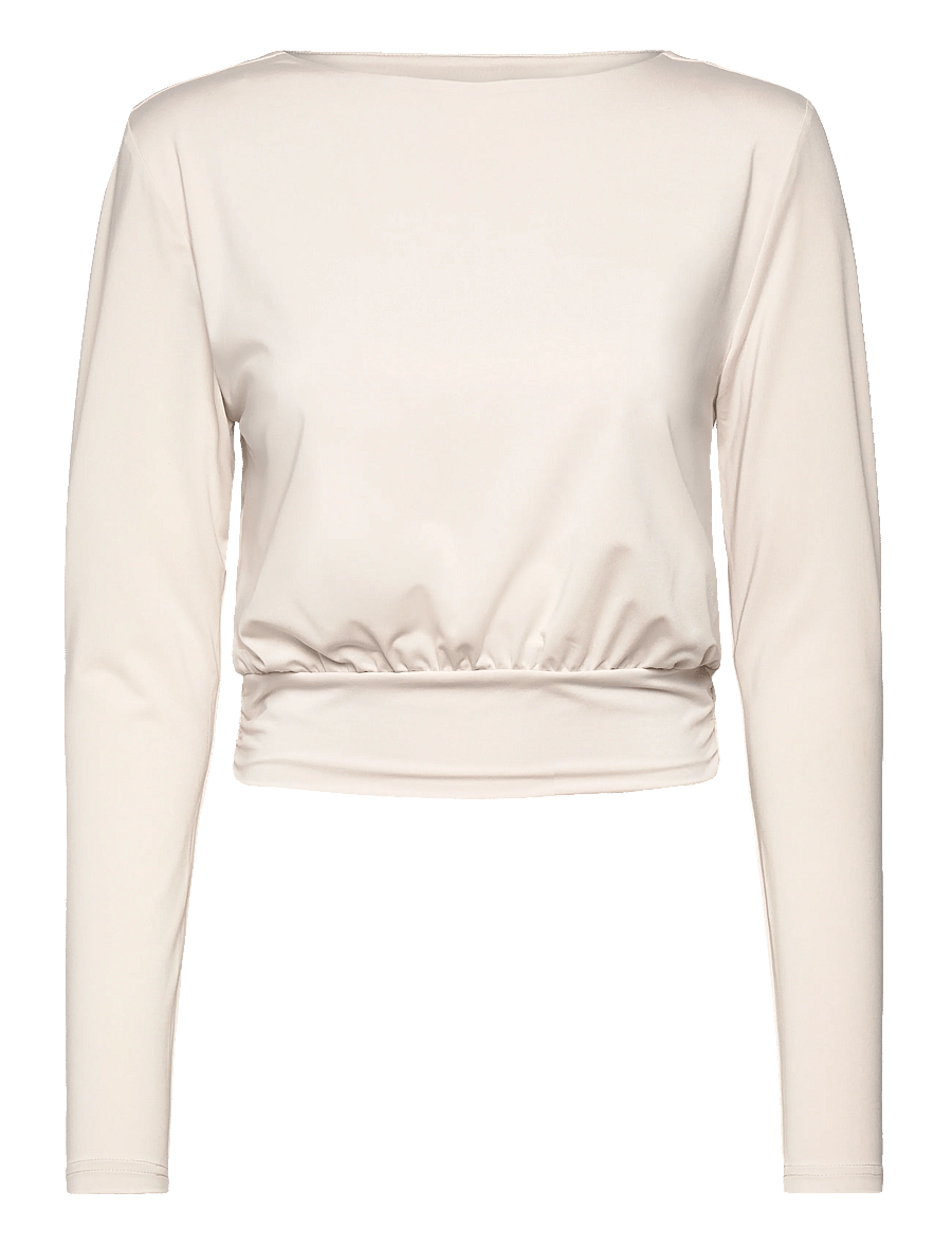 Rosemunde - RWBillie LS O-neck T-shirt - langärmlige tops - rainy day - 0