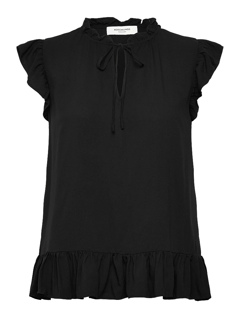Rosemunde - RWElif SL Regular Top - Ärmellose blusen - black - 0