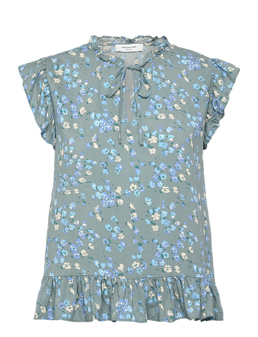Rosemunde - RWElif SL Regular Top - Ärmellose blusen - floating flower print - 0