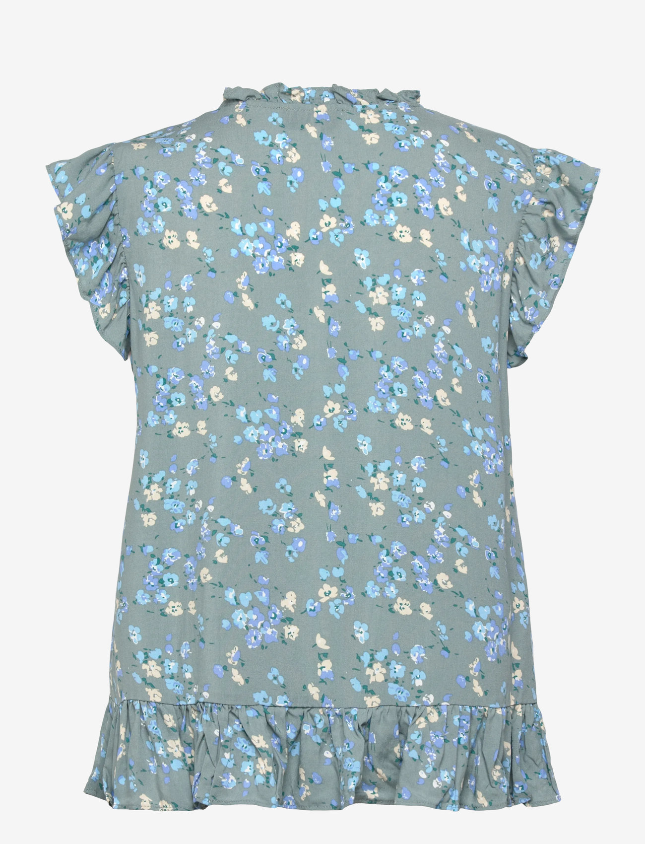 Rosemunde - RWElif SL Regular Top - Ærmeløse bluser - floating flower print - 1