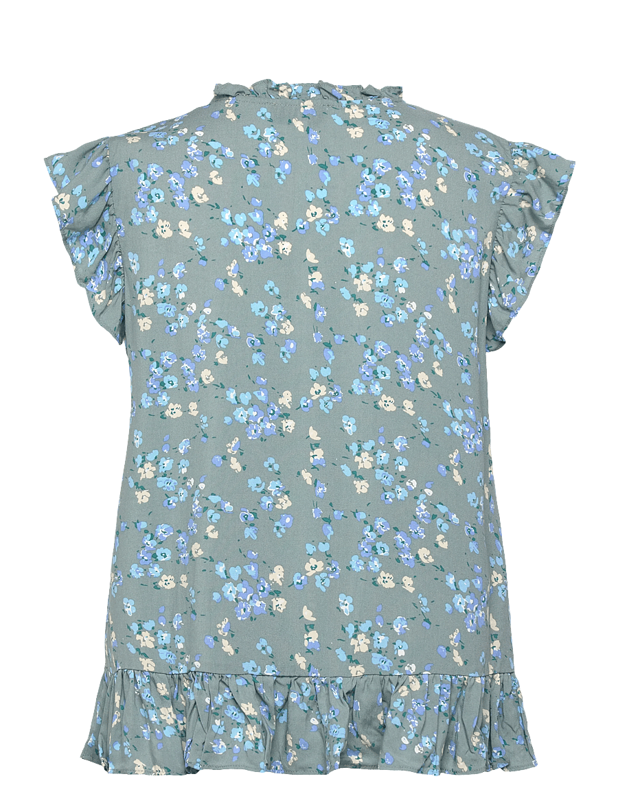 Rosemunde - RWElif SL Regular Top - Ärmellose blusen - floating flower print - 1