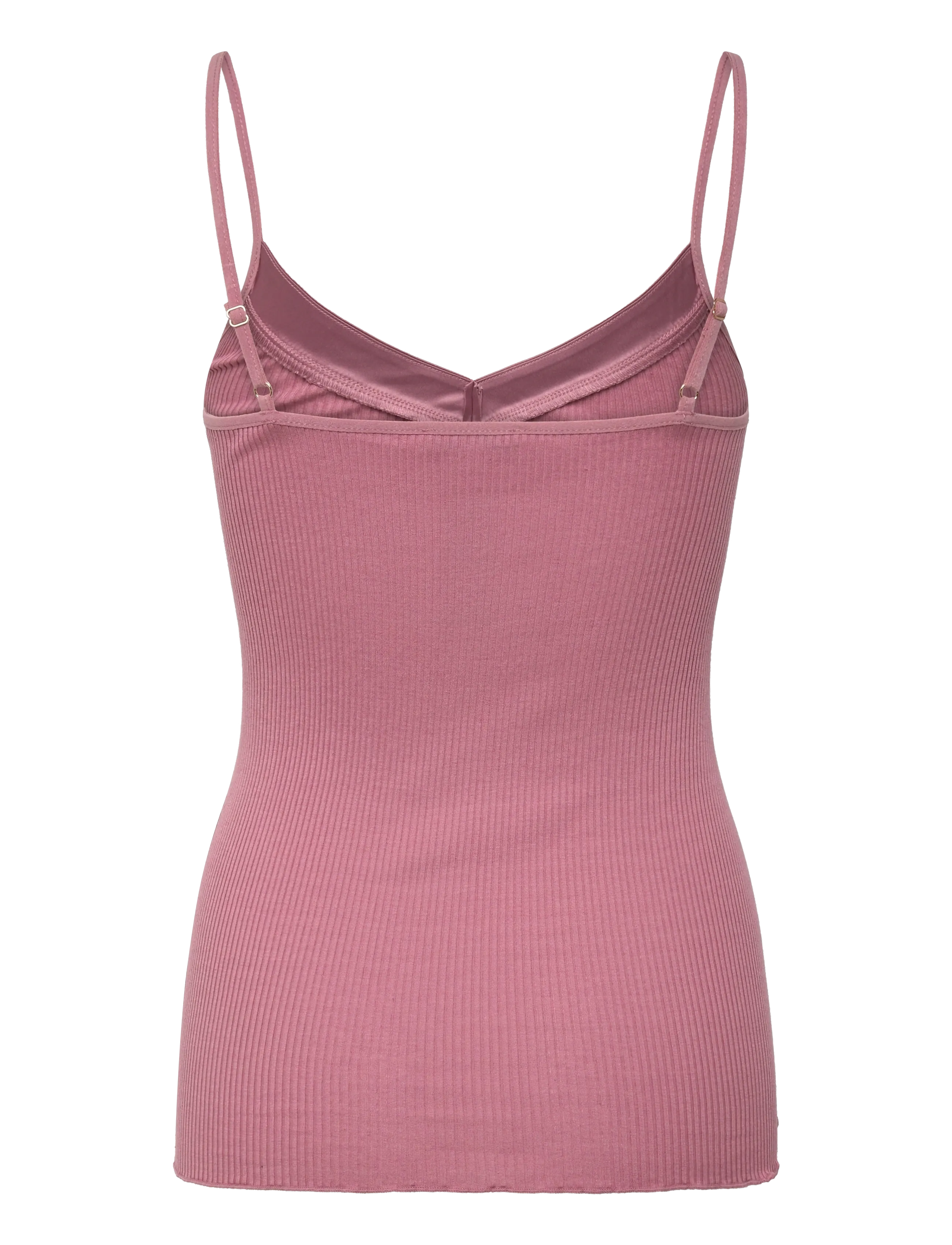 Rosemunde - RWBeatha Silk SL Strap Satin Tape T - tanktops - nostalgia rose - 1