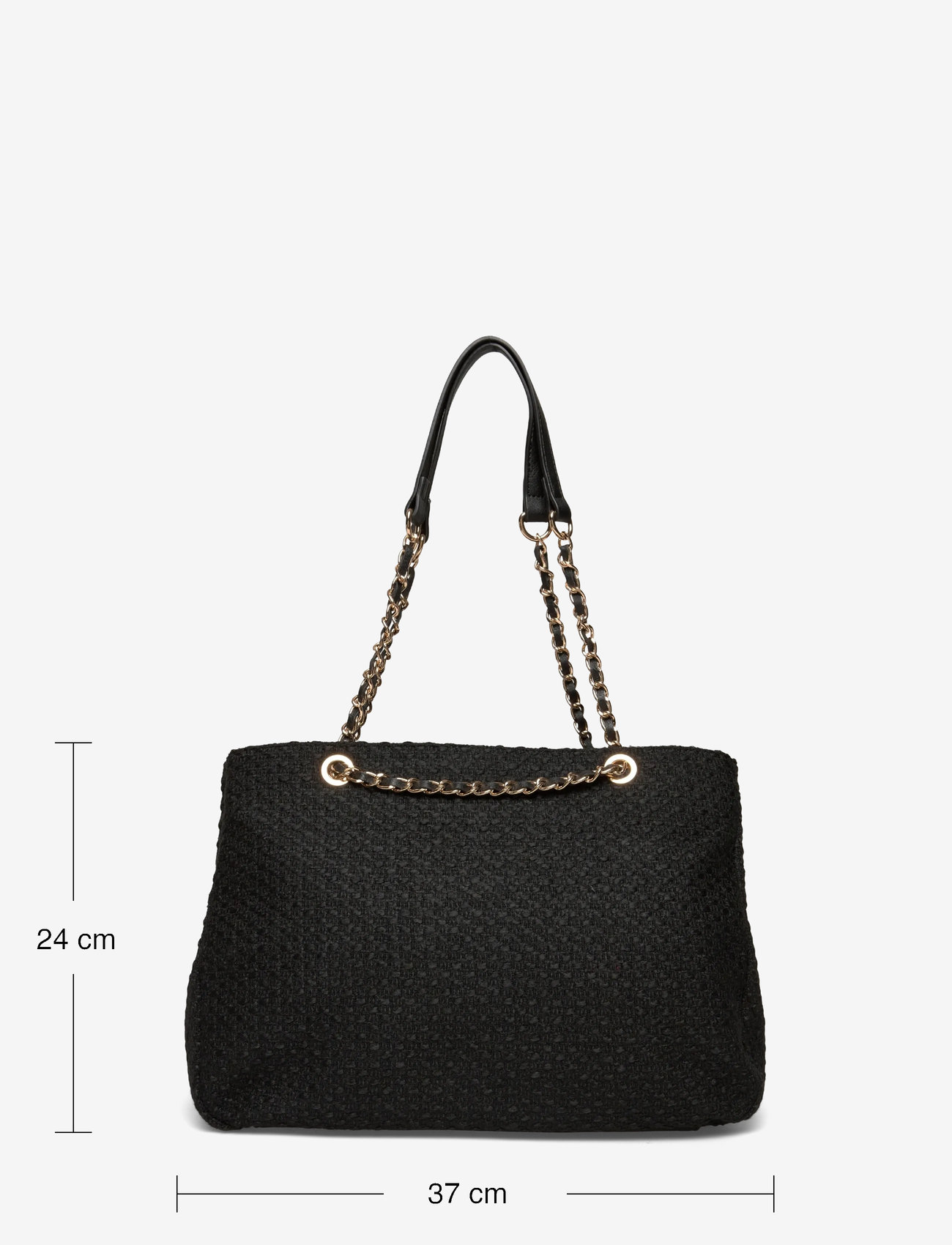 Rosemunde - RBNelly Bouclé Shopper - shoppingväskor - black gold - 3
