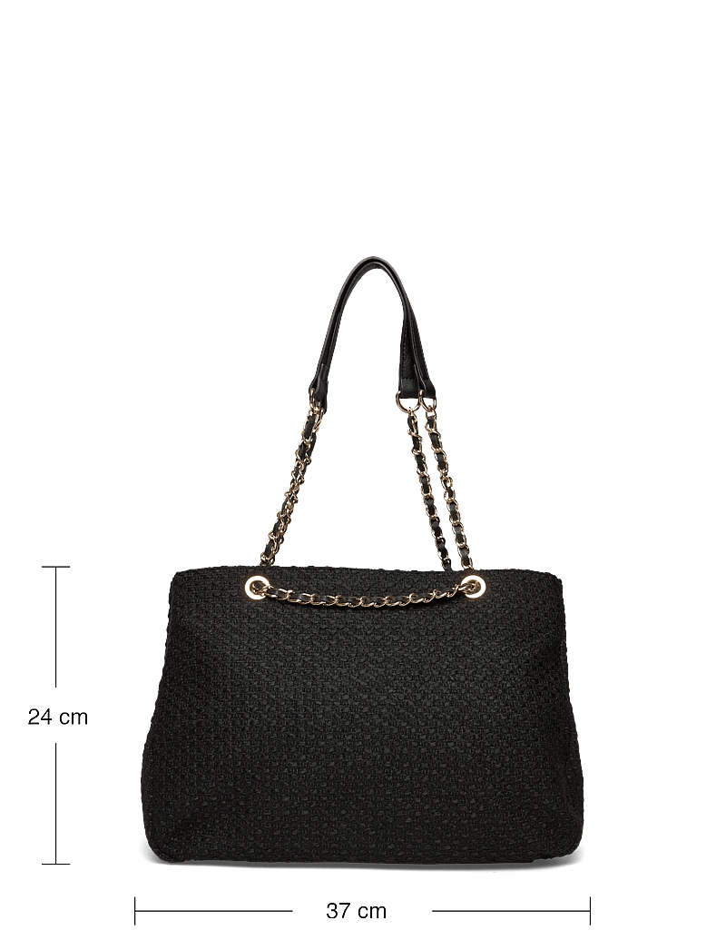 Rosemunde - RBNelly Bouclé Shopper - shoppingväskor - black gold - 3