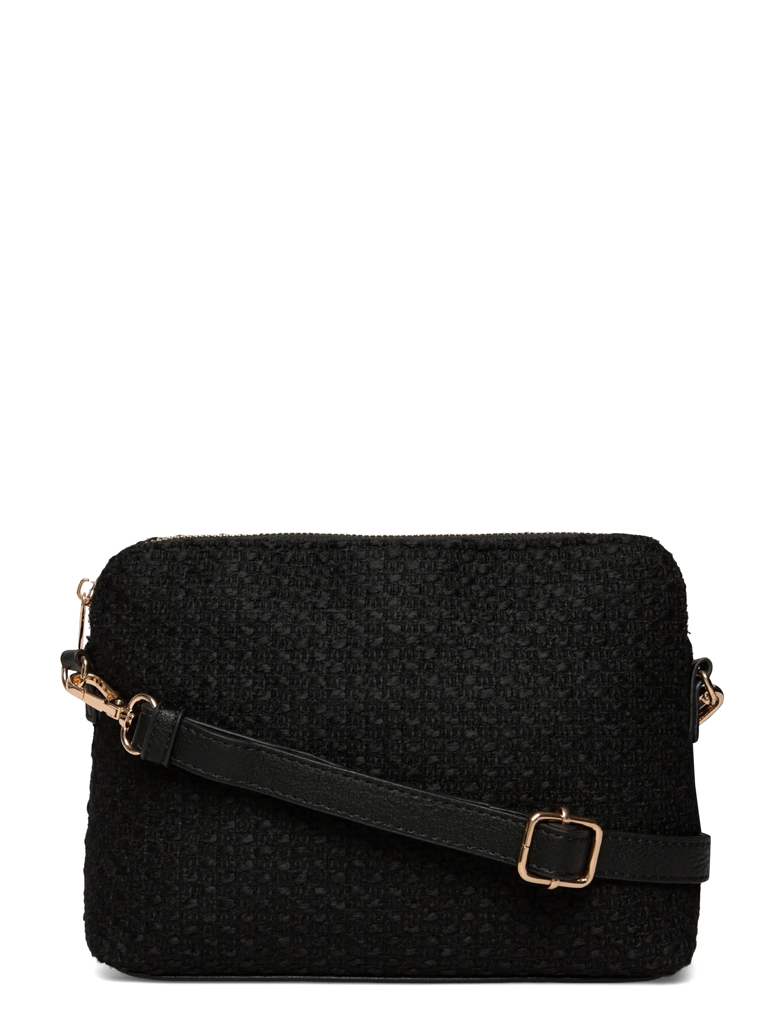 Rosemunde RBNelly Bouclé Clutch - Kuvertväskor - BLACK GOLD / black