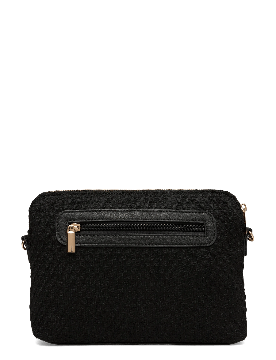 Rosemunde - RBNelly Bouclé Clutch - black gold - 1