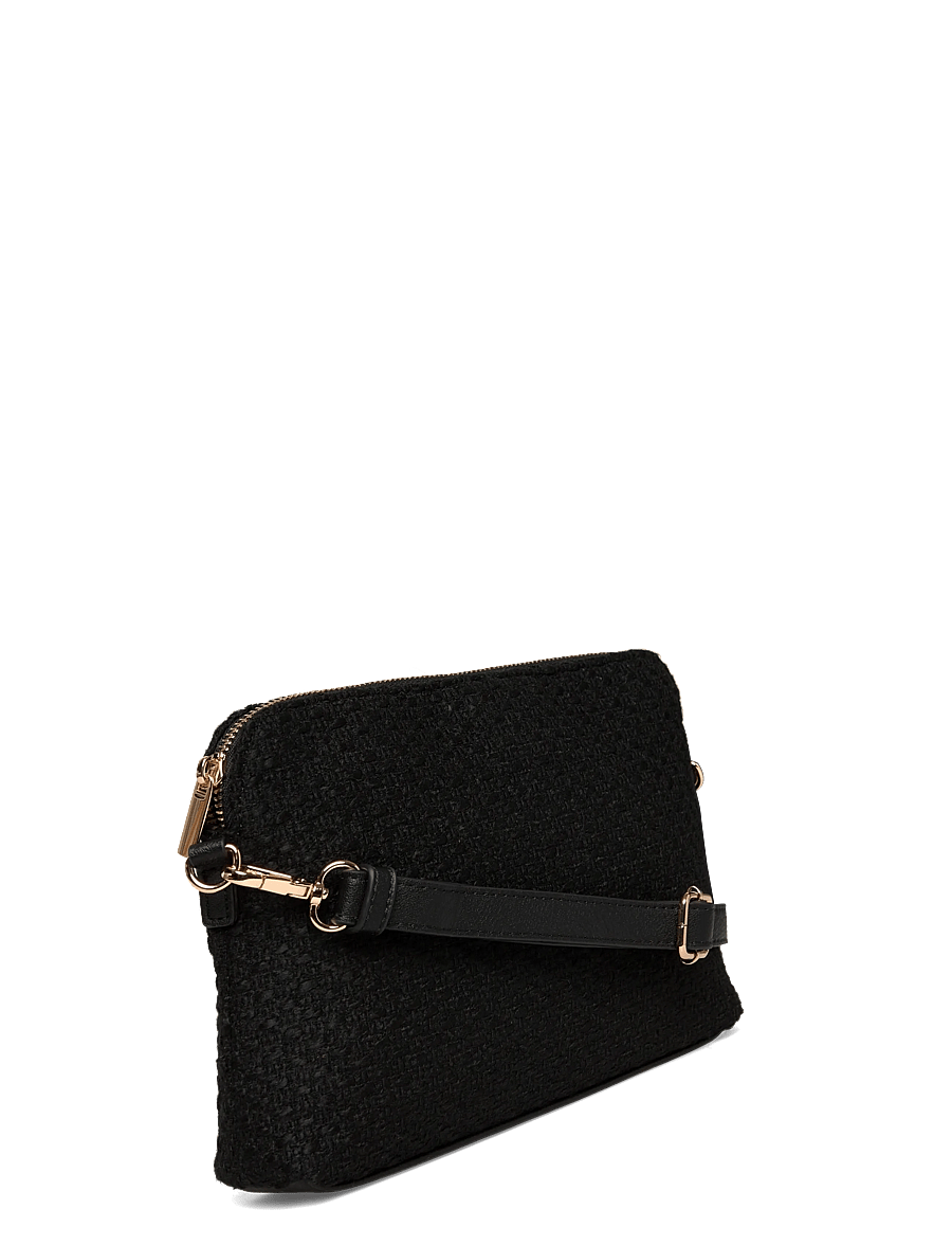Rosemunde - RBNelly Bouclé Clutch - black gold - 2