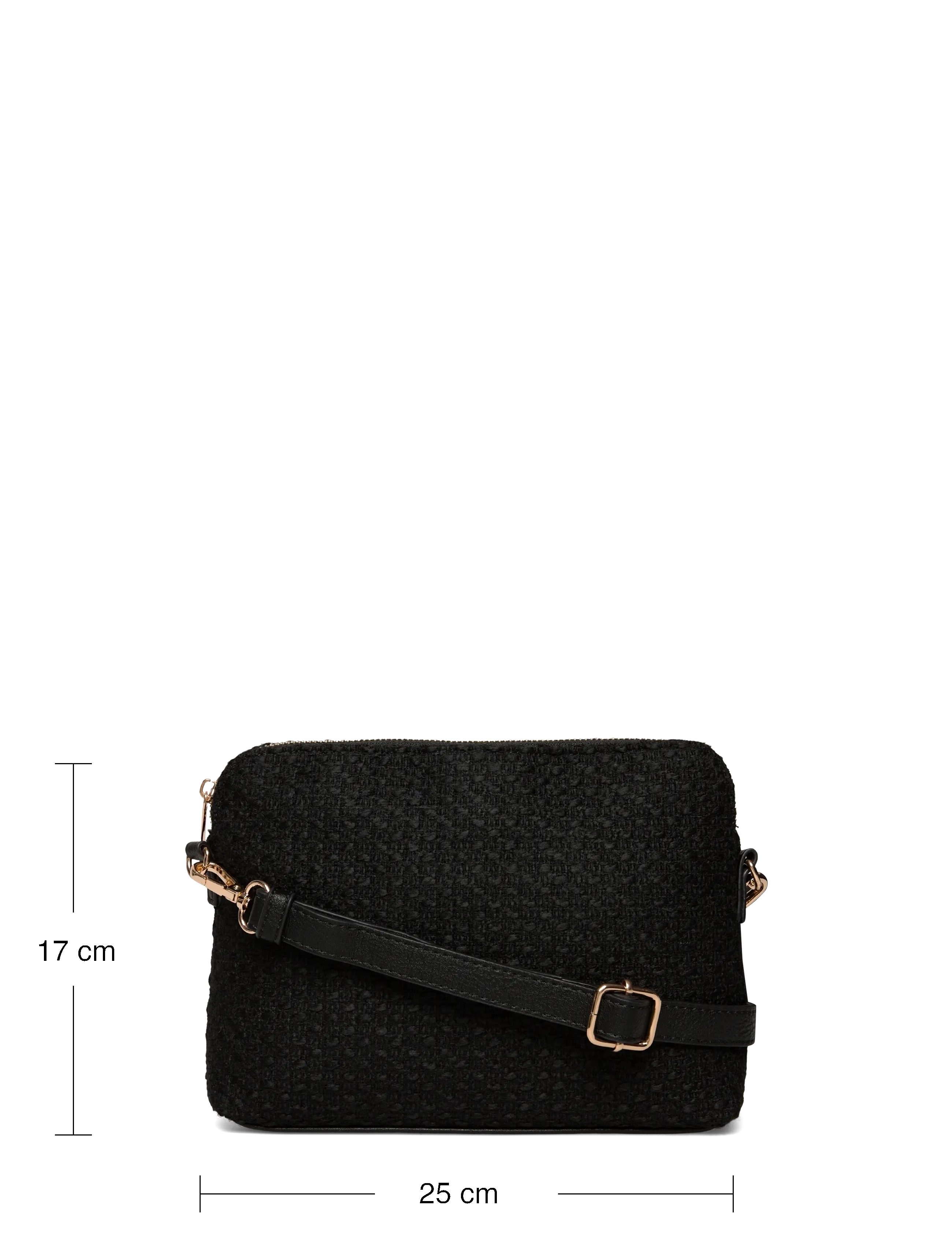 Rosemunde - RBNelly Bouclé Clutch - black gold - 3