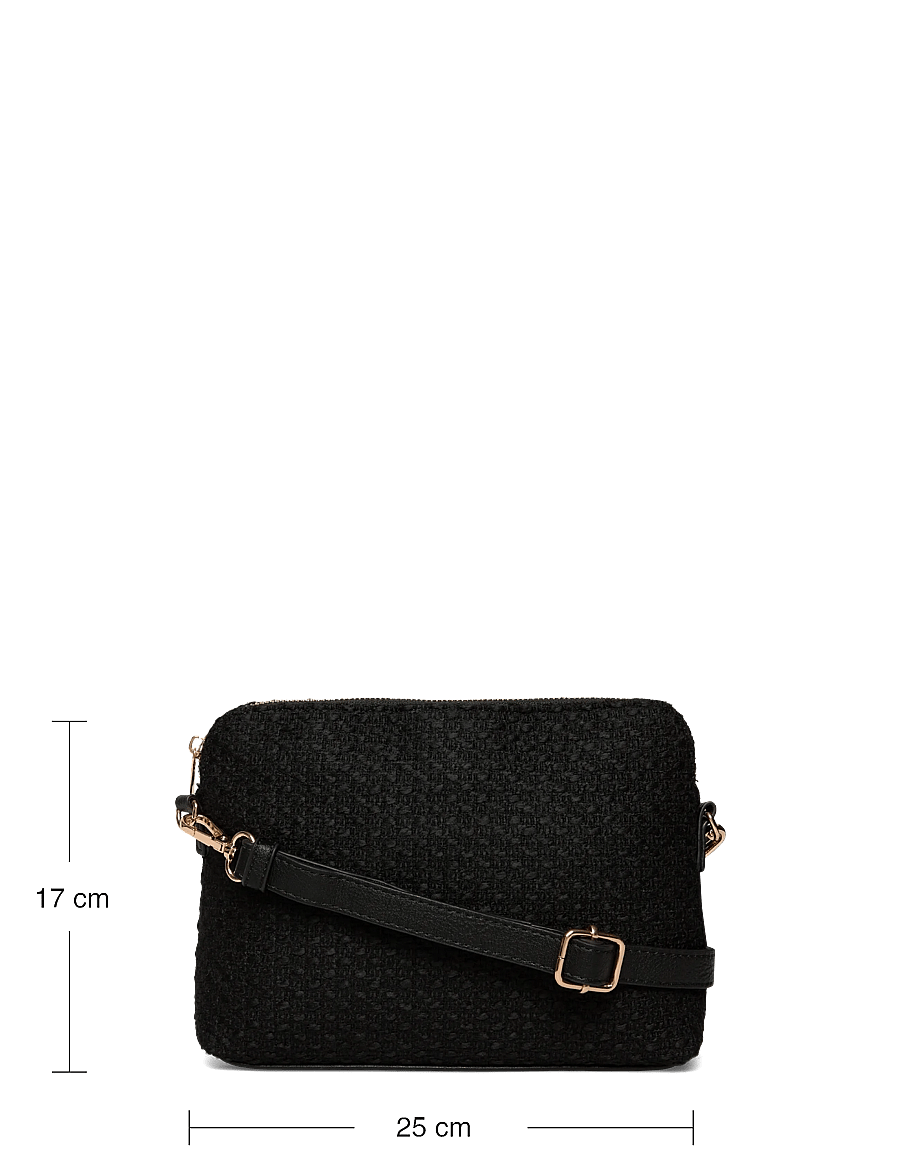 Rosemunde - RBNelly Bouclé Clutch - black gold - 3