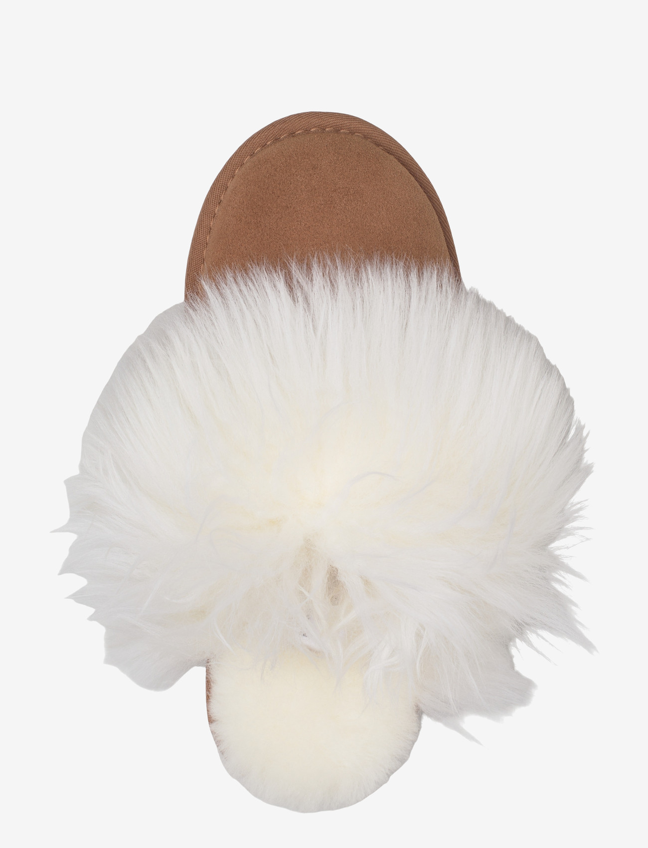 Rosemunde - RHEvelyn Leather Long Hair Slippers - vardagsstil - almond - 3