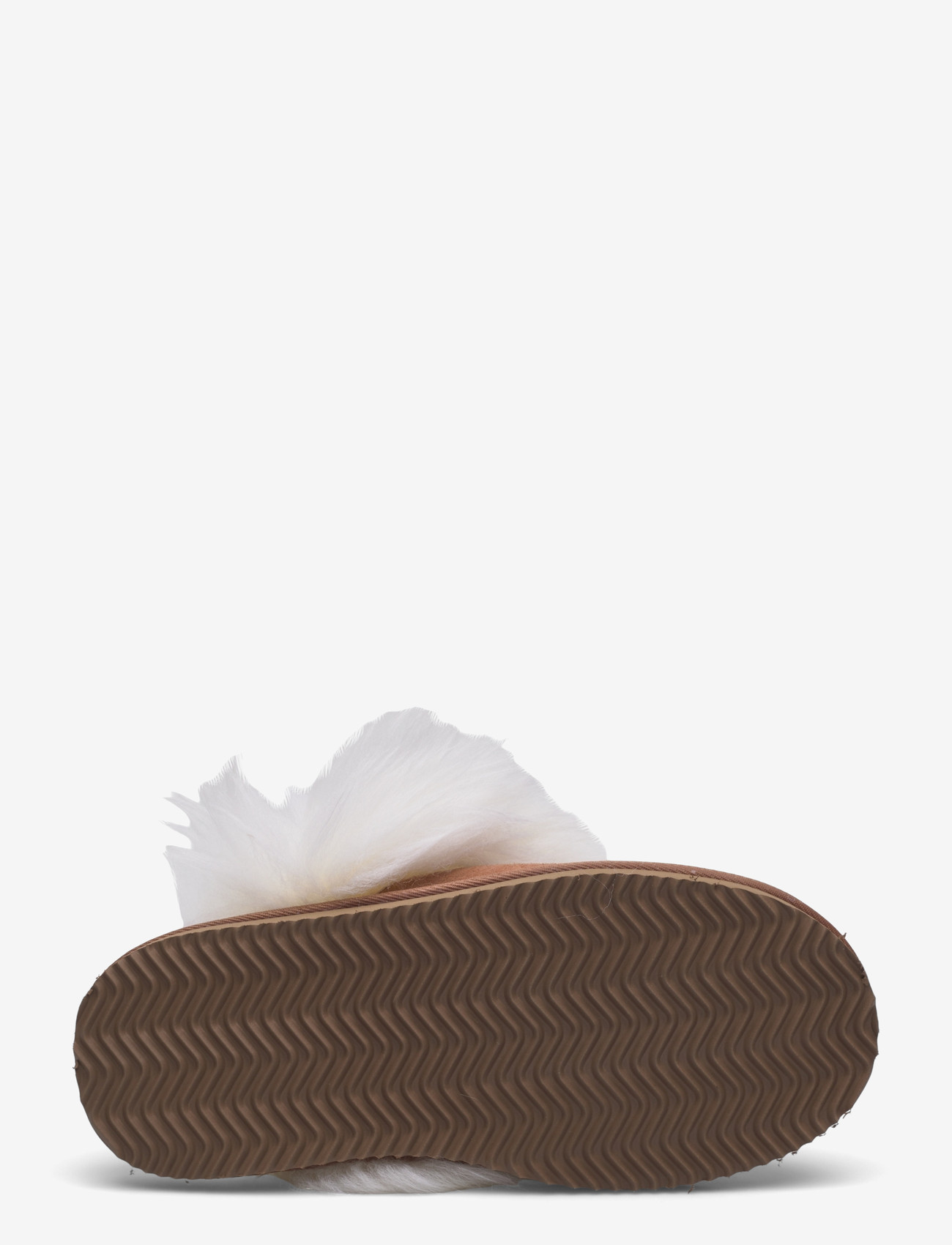 Rosemunde - RHEvelyn Leather Long Hair Slippers - vardagsstil - almond - 4