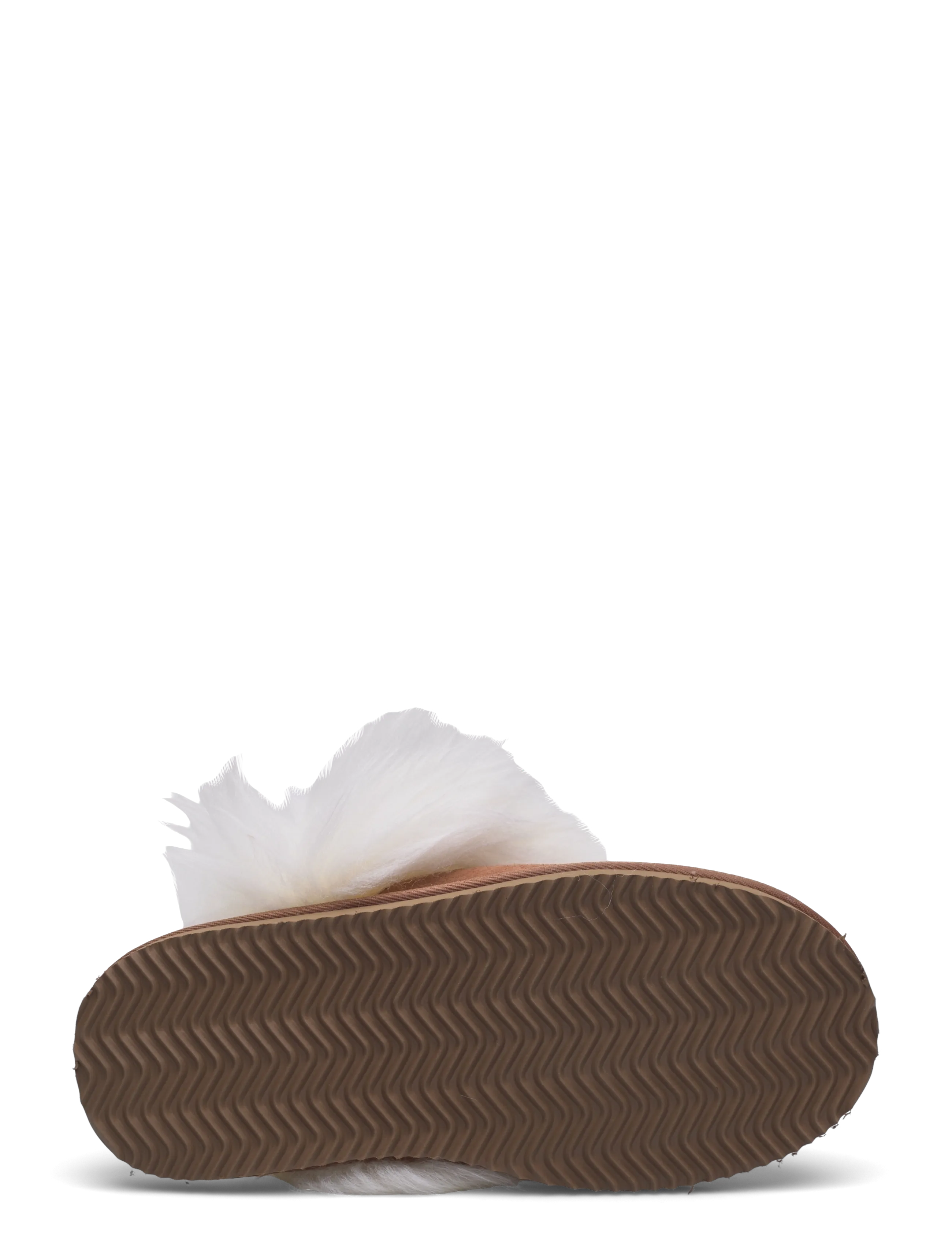 Rosemunde - RHEvelyn Leather Long Hair Slippers - everyday style - almond - 4