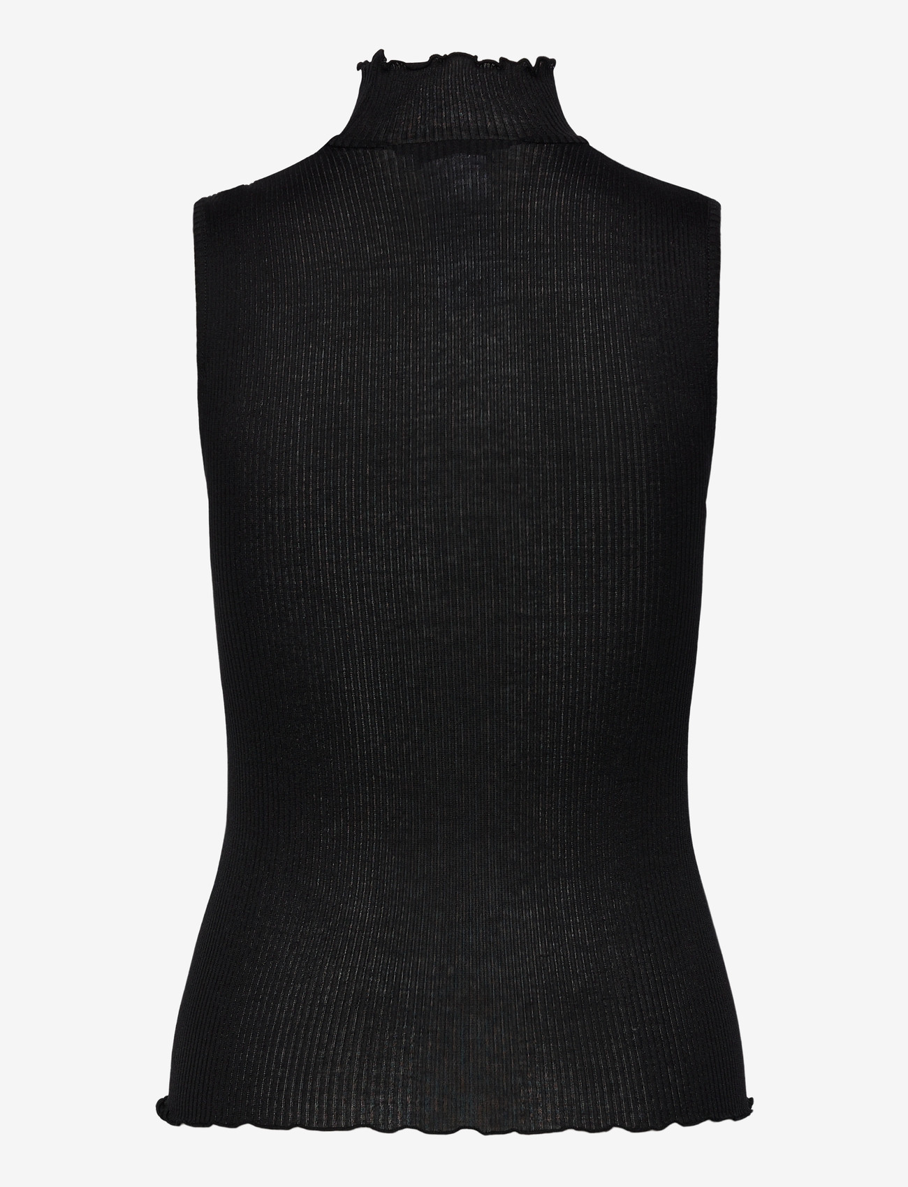 Rosemunde - RWBliss Silk SL Top - polotröjor - black - 1