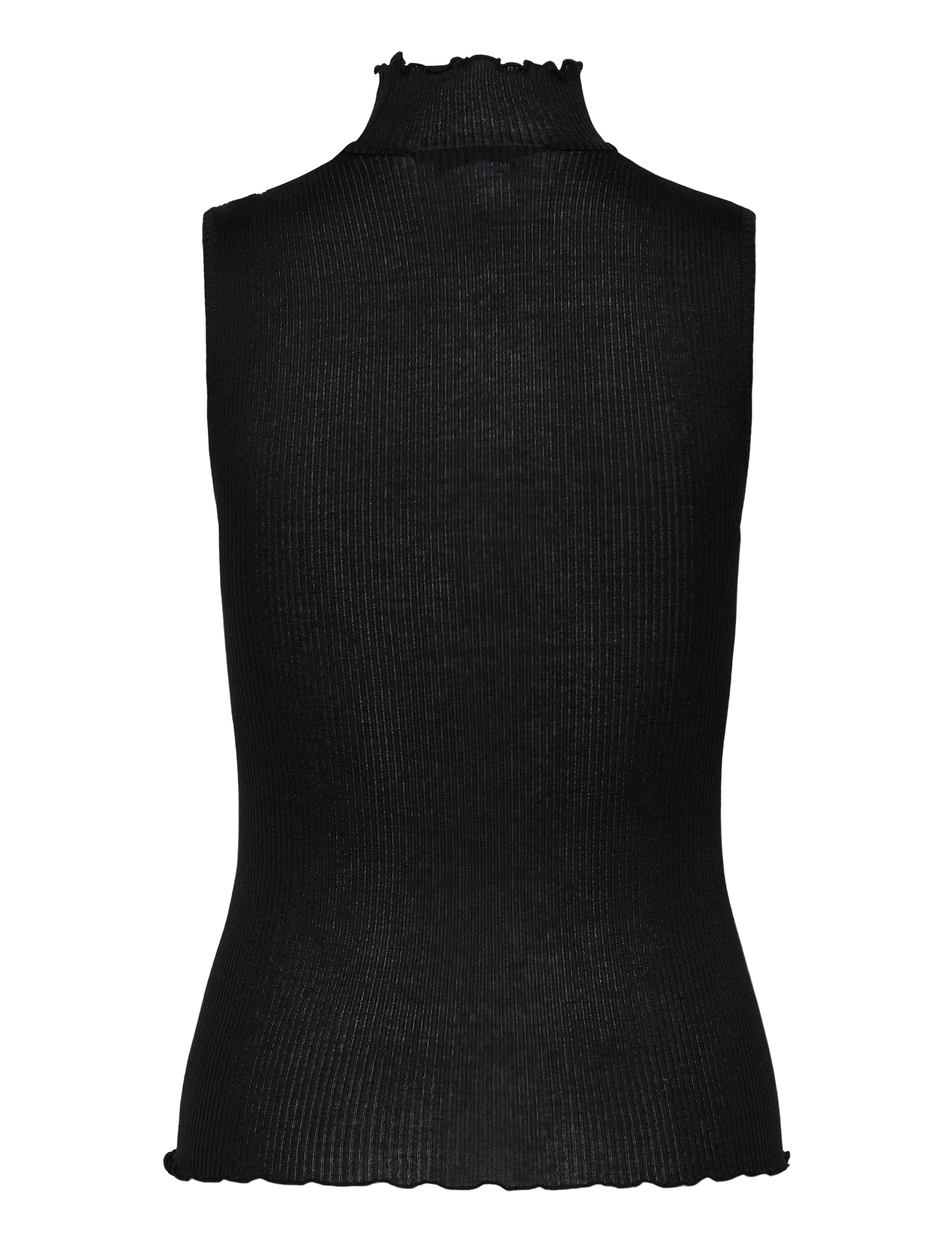 Rosemunde - RWBliss Silk SL Top - turtlenecks - black - 1