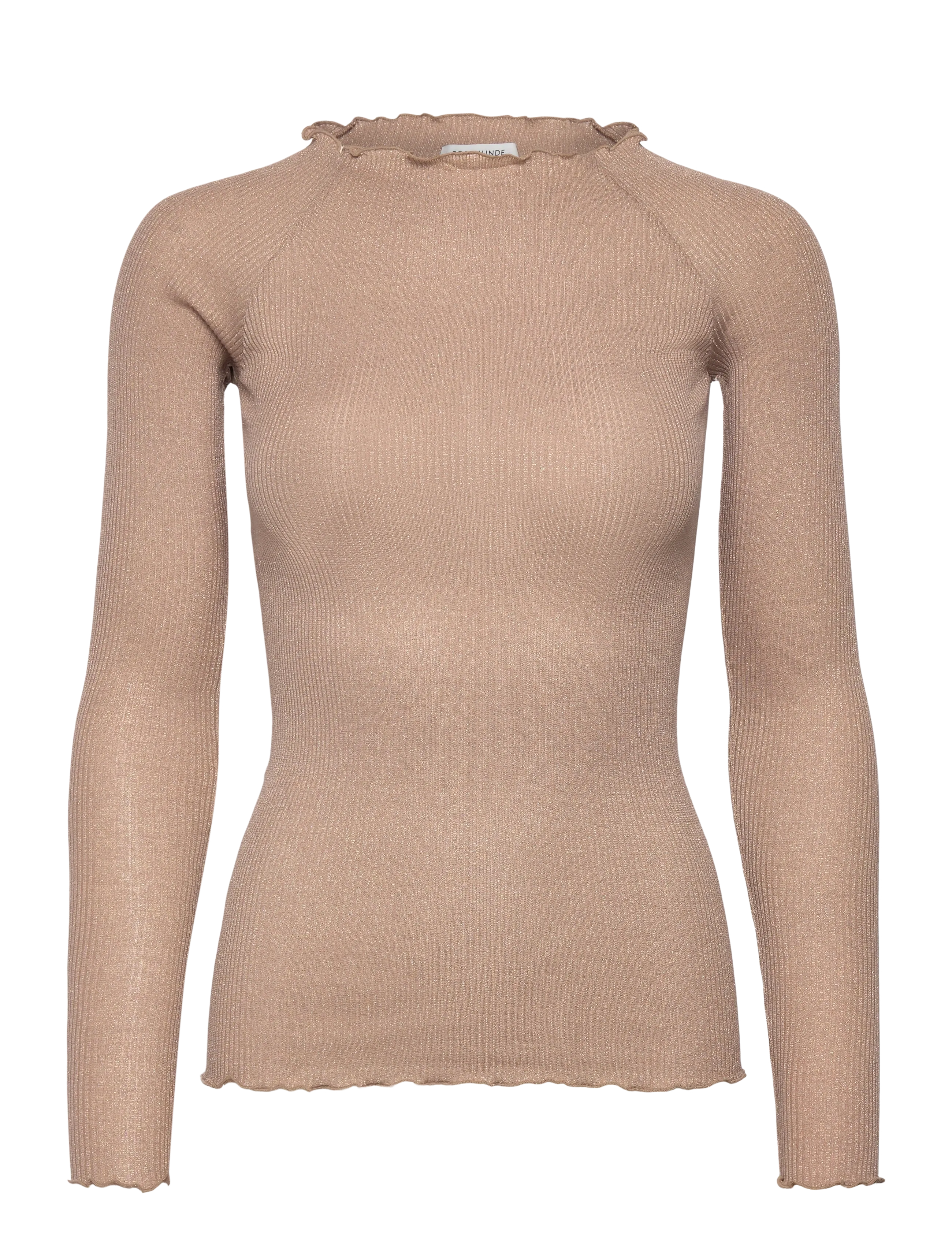 Rosemunde RWBliss Silk LS Boatneck t-shirt - Tøj - TIGER'S EYE / beige