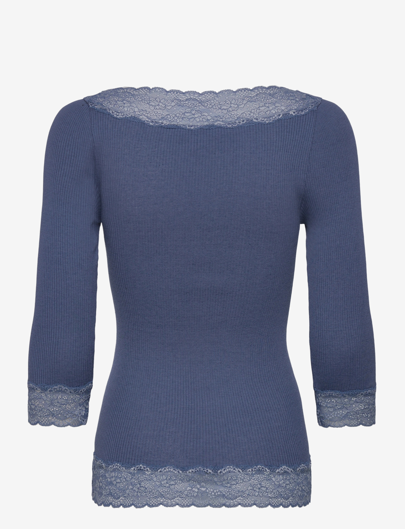 Rosemunde - RWBeatha Silk 2/4 Boatneck 2 Color - långärmade toppar - ensign blue - 1