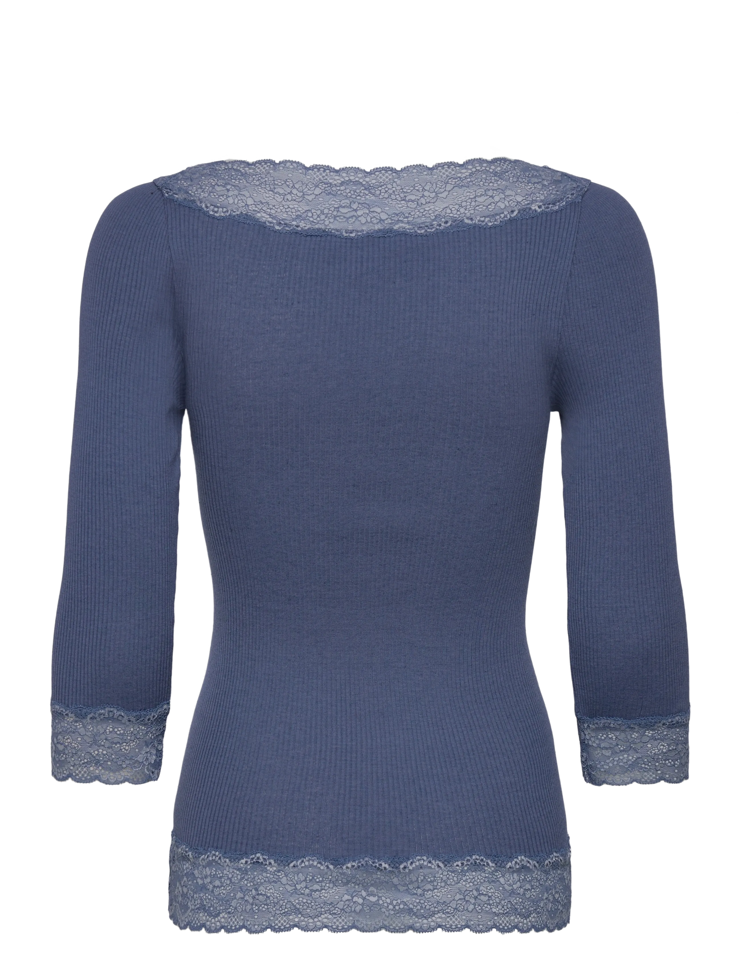 Rosemunde - RWBeatha Silk 2/4 Boatneck 2 Color - t-shirts - ensign blue - 1