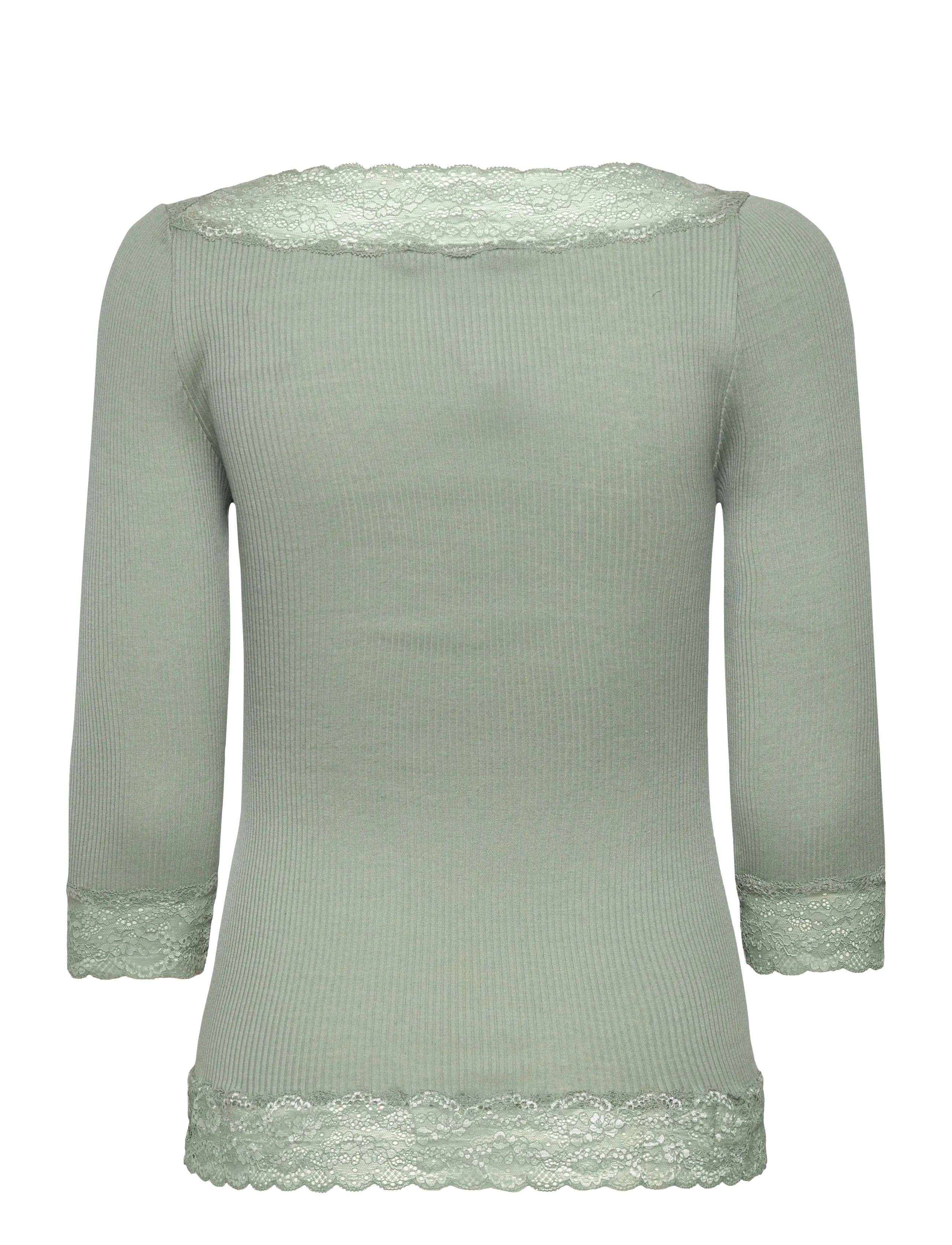 Rosemunde - RWBeatha Silk 2/4 Boatneck 2 Color - t-shirts - iceberg green - 1