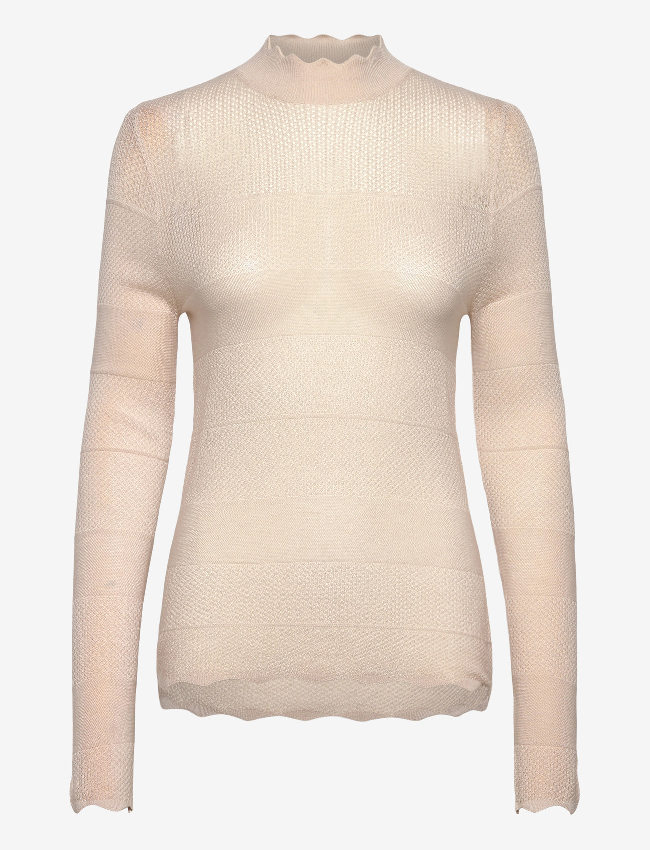 Rosemunde - RWLotus Tencel LS Mock Neck Pullove - pullover - rainy day - 0