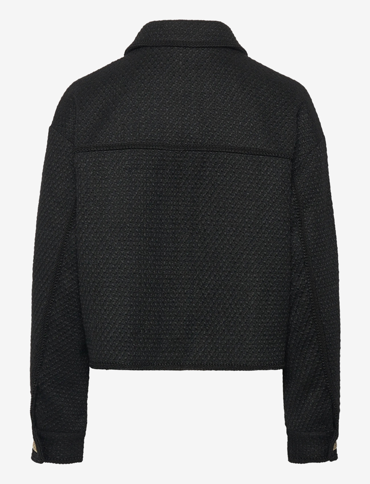 Rosemunde - RWNelly Boucle Wool Blend LS Oversi - jackor - black - 2