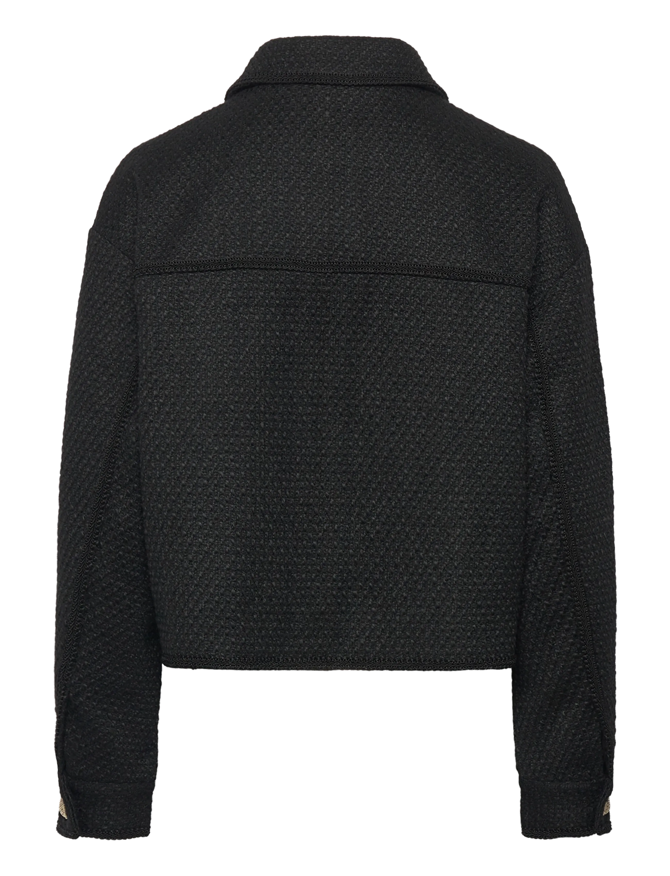Rosemunde - RWNelly Boucle Wool Blend LS Oversi - winterjacken - black - 2