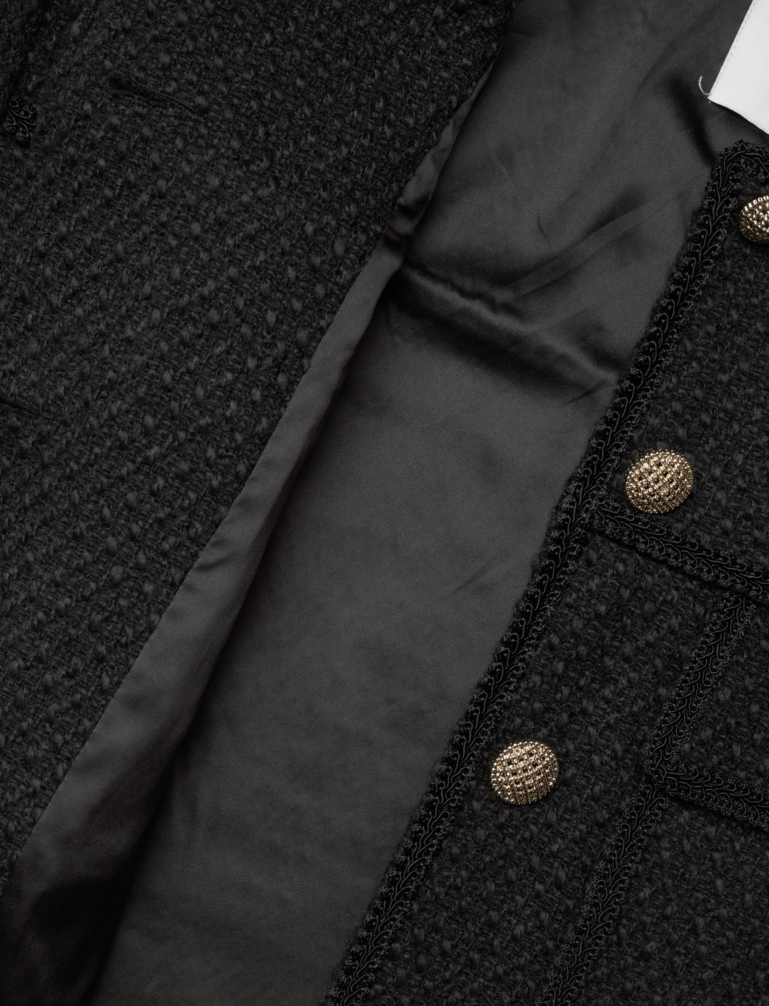 Rosemunde - RWNelly Boucle Wool Blend LS Oversi - winterjacken - black - 5