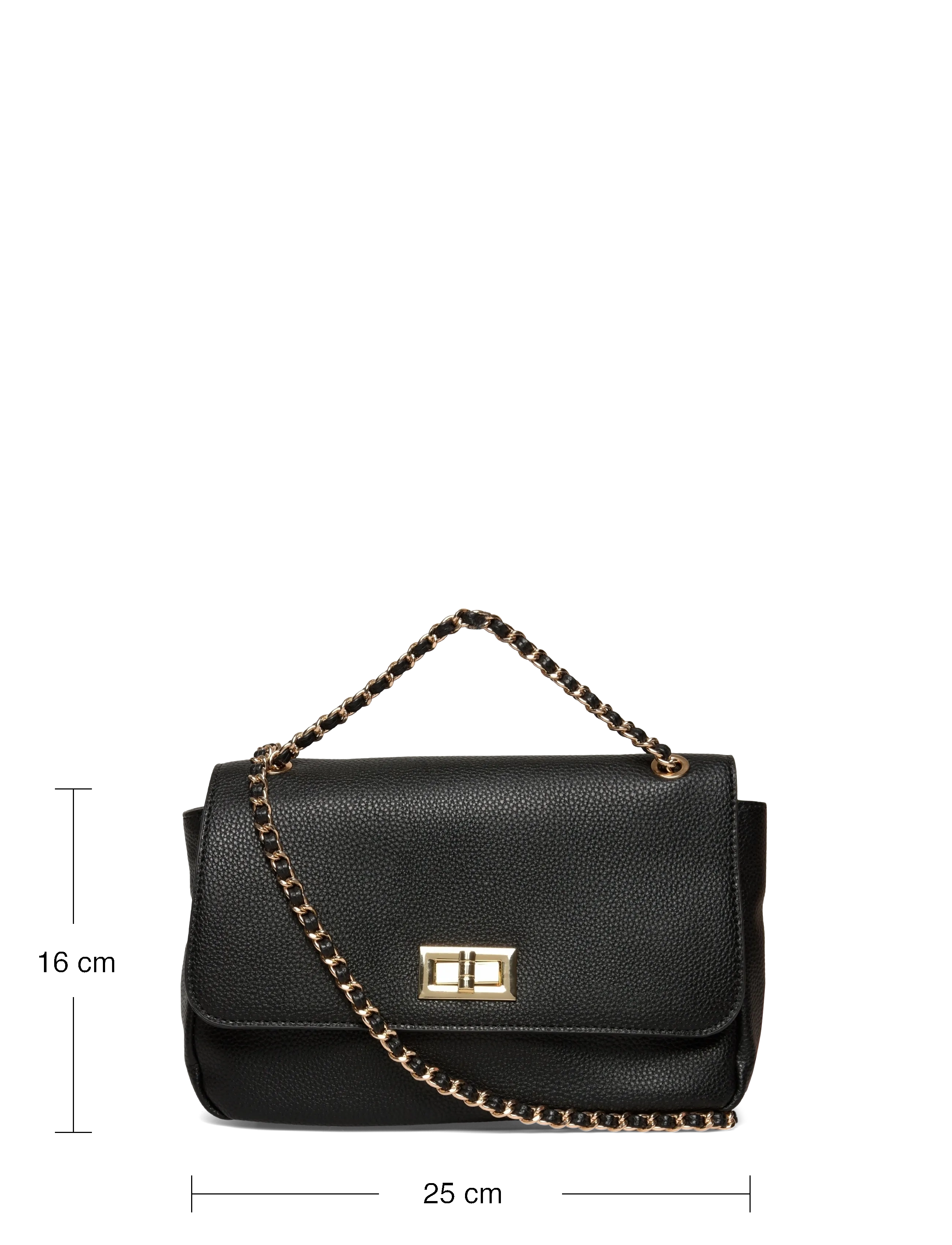 Rosemunde - RBSanya Small Chain Shoulder Bag - hverdags stil - black gold - 3