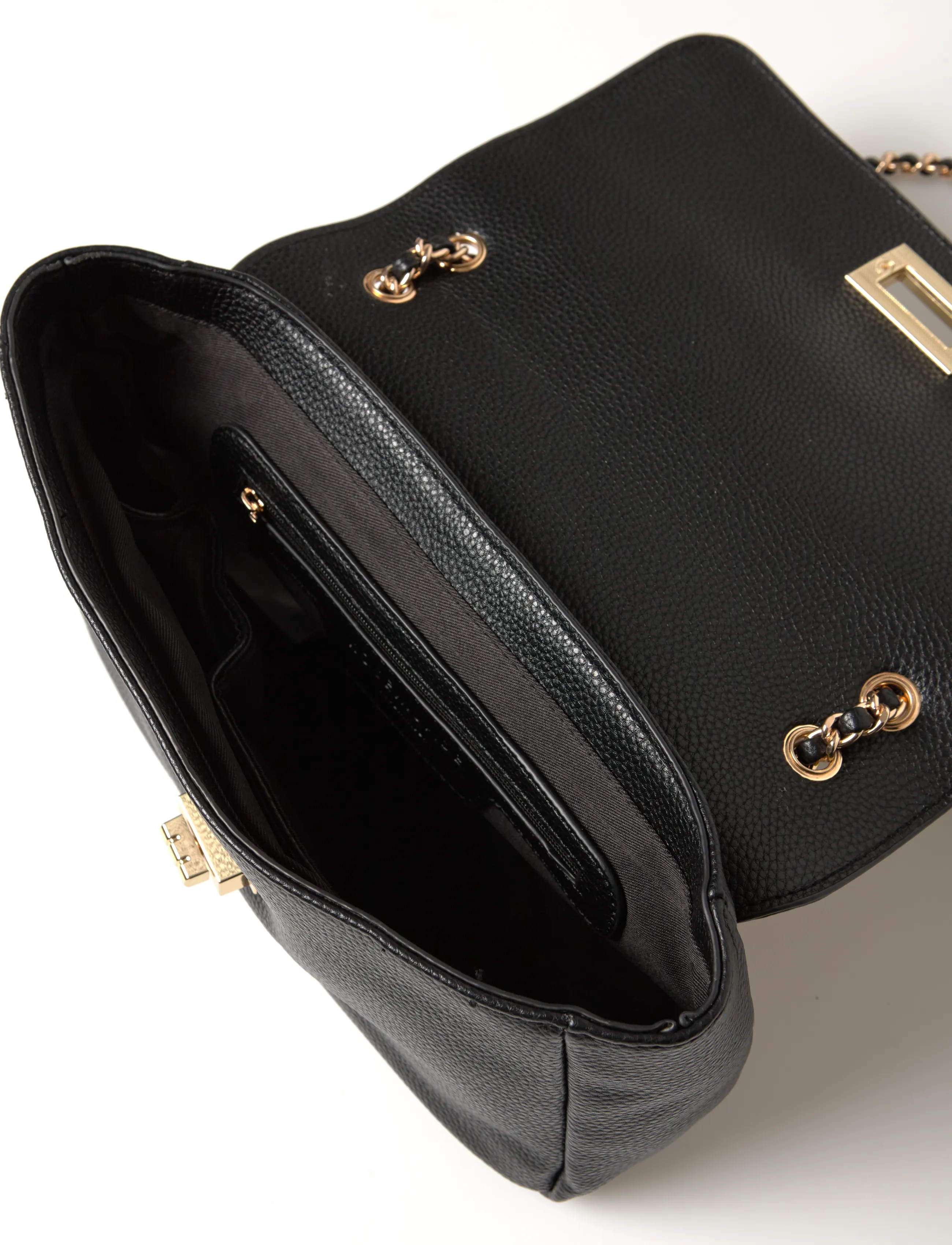 Rosemunde - RBSanya Small Chain Shoulder Bag - hverdags stil - black gold - 4