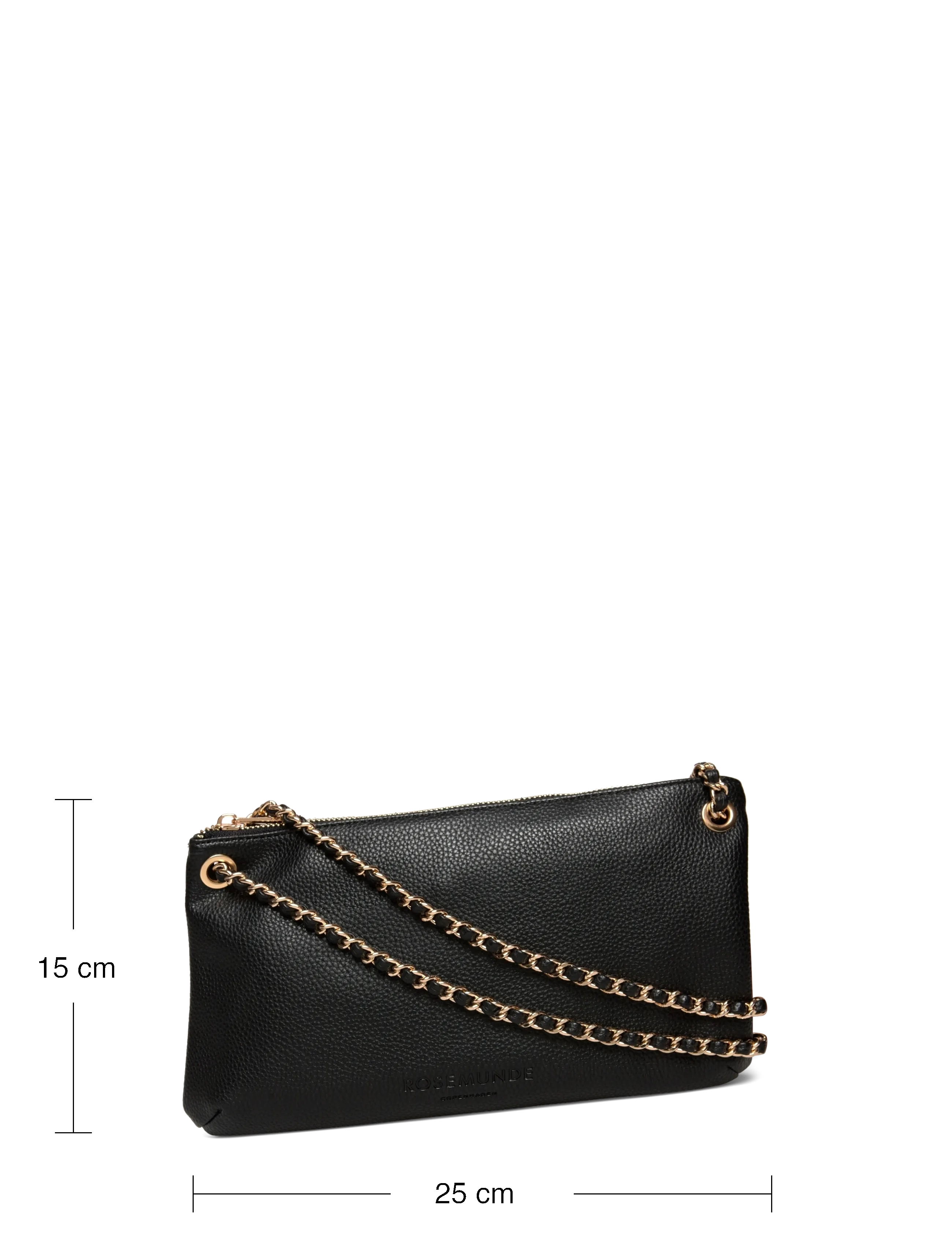 Rosemunde - RBSanya Medium Chain Clutch - skuldervesker - black gold - 3