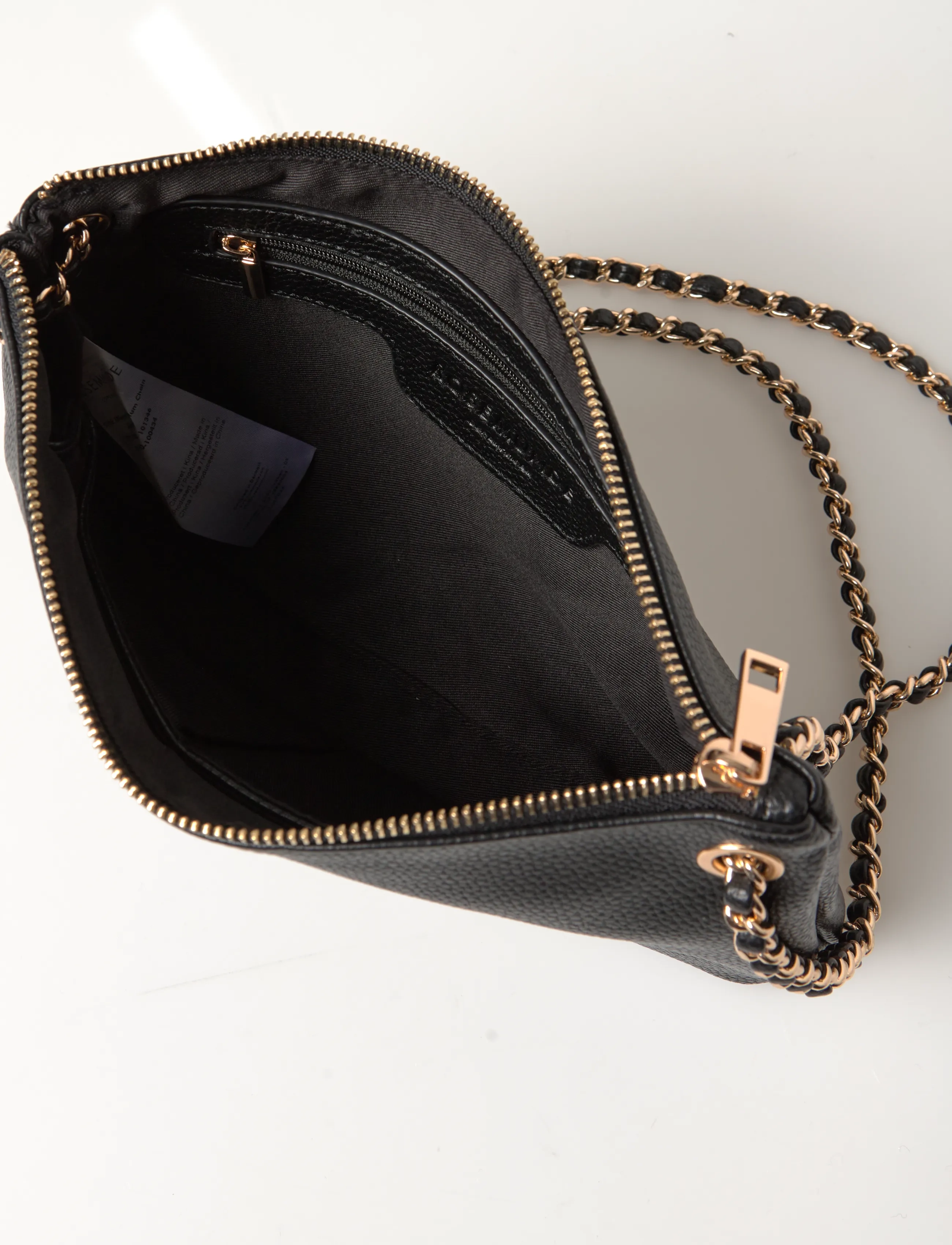 Rosemunde - RBSanya Medium Chain Clutch - skuldervesker - black gold - 4