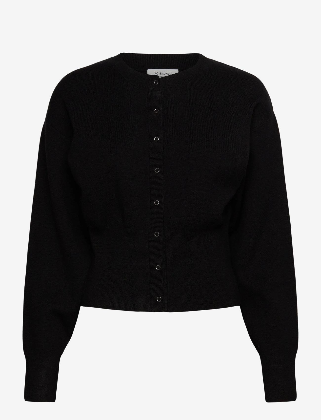 Rosemunde - RWAvar LS Cardigan - koftor - black - 0