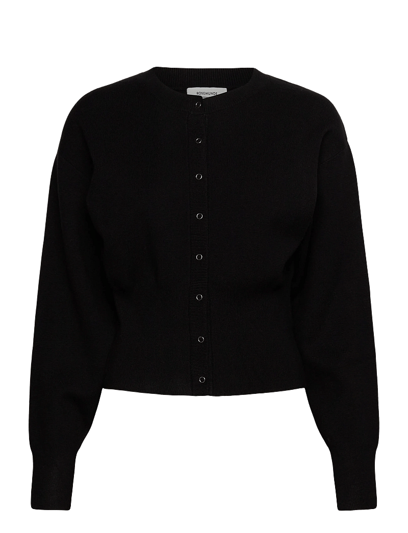 Rosemunde - RWAvar LS Cardigan - koftor - black - 0