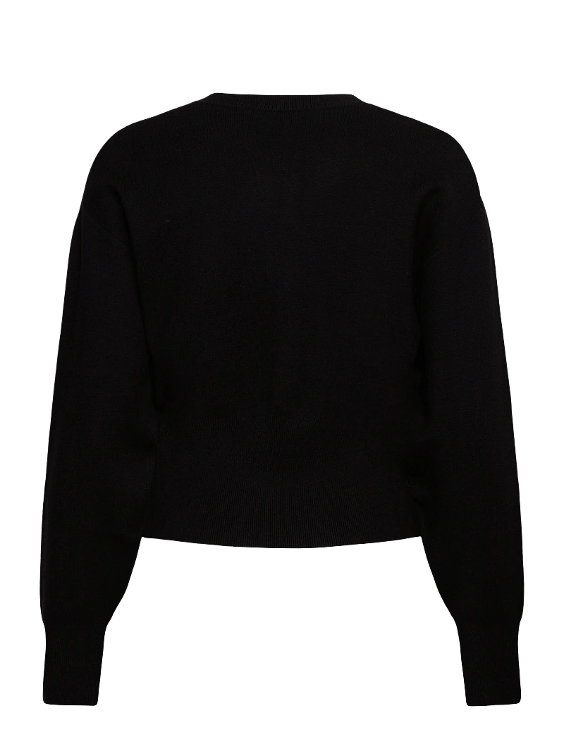Rosemunde - RWAvar LS Cardigan - koftor - black - 1