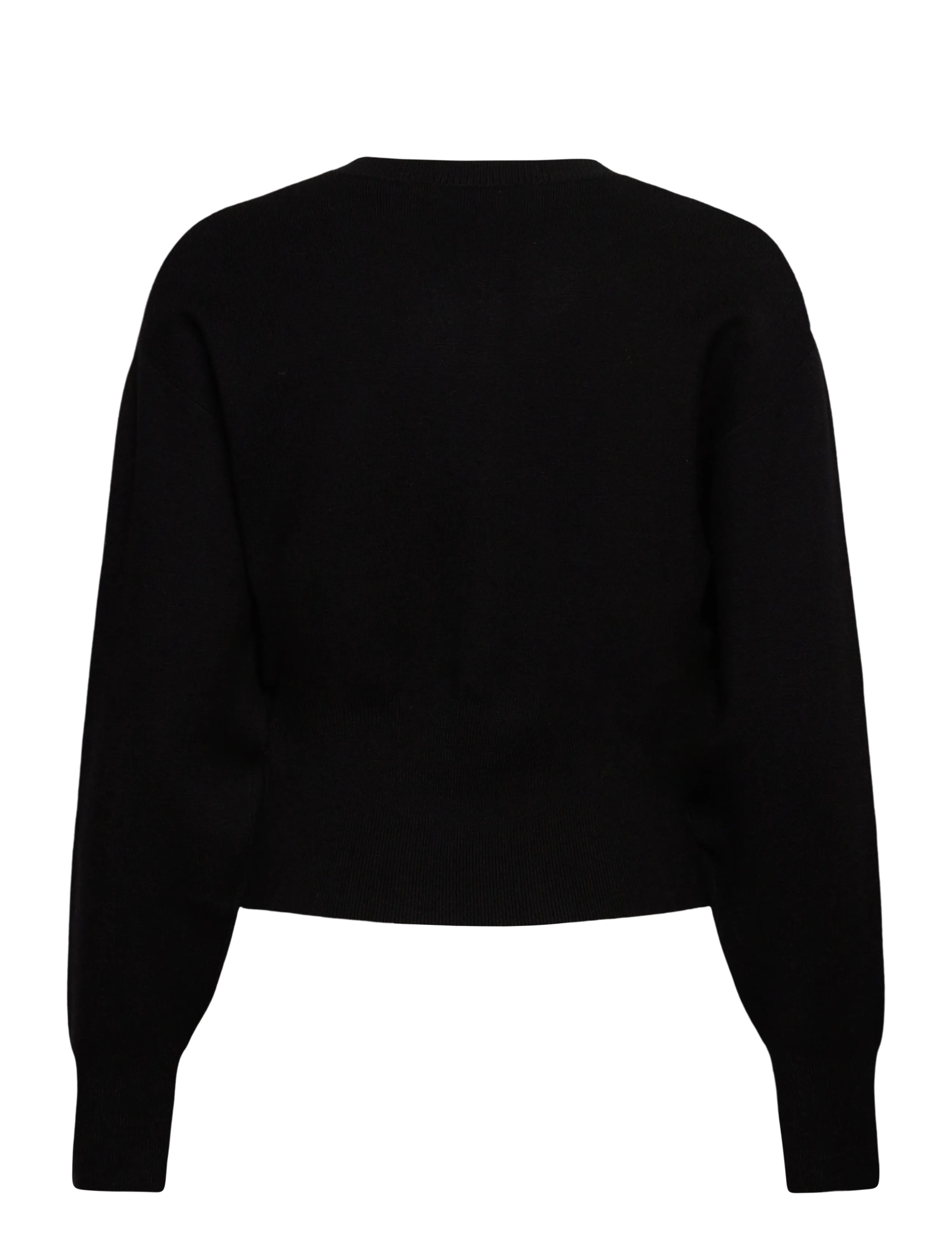 Rosemunde - RWAvar LS Cardigan - cardigans - black - 1