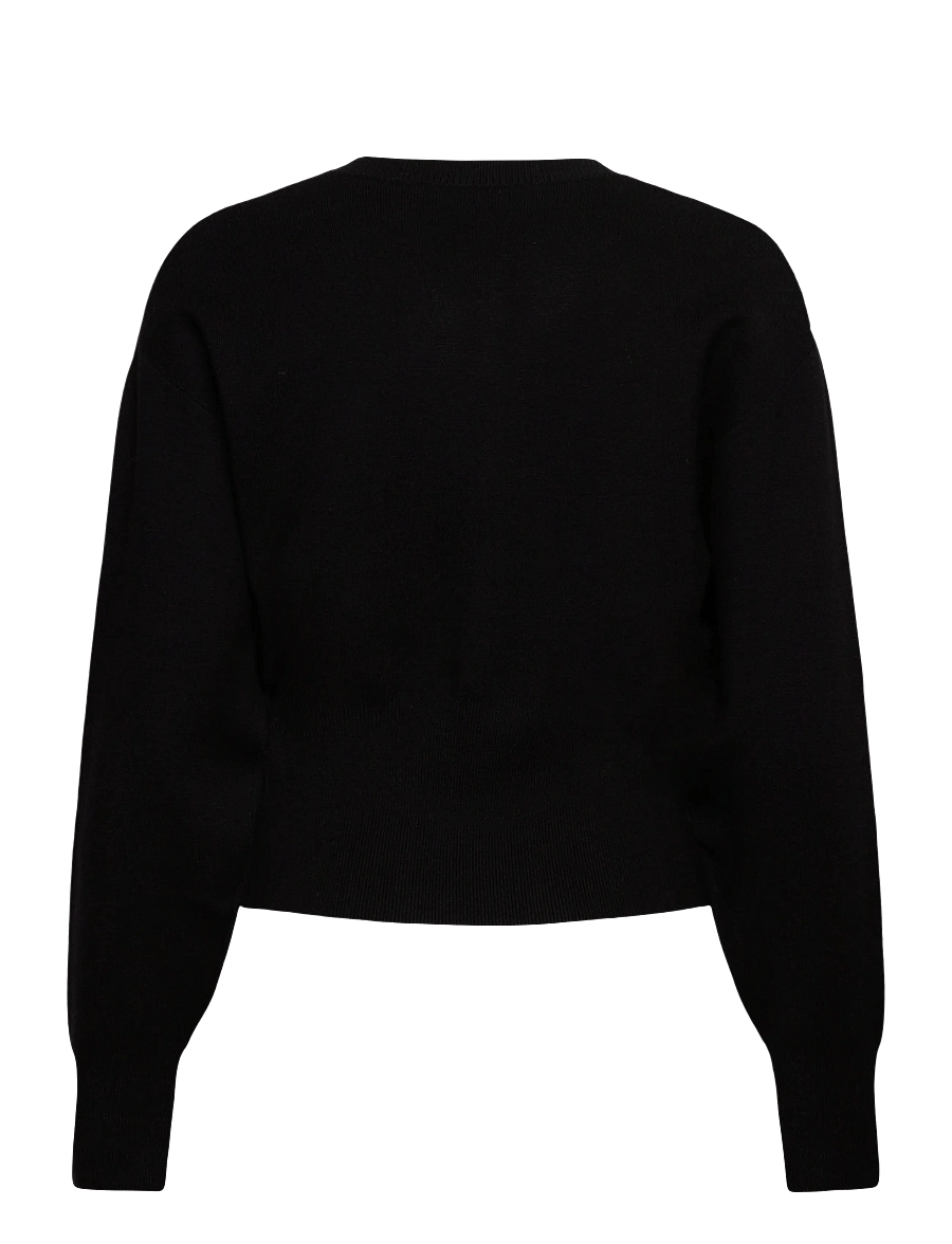 Rosemunde - RWAvar LS Cardigan - strickjacken - black - 1