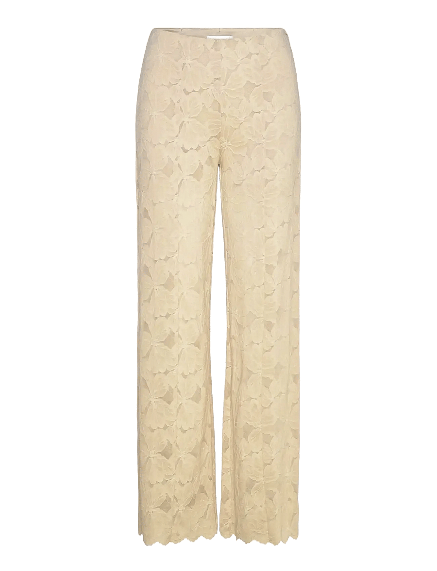 Rosemunde - RWFiona MW Lace Trousers - konfirmation - beige - 1